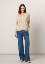Cardigan scollo a V