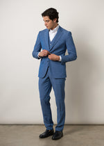 Completo slim fit con gilet