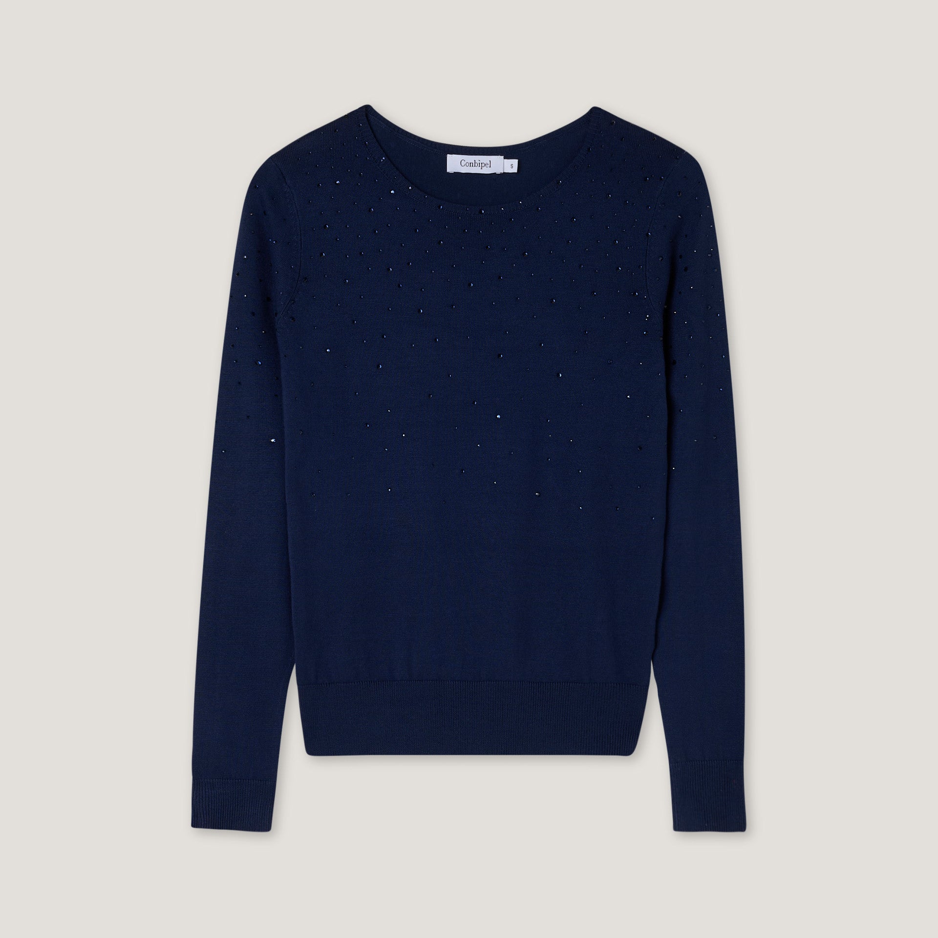 Pull over con strass