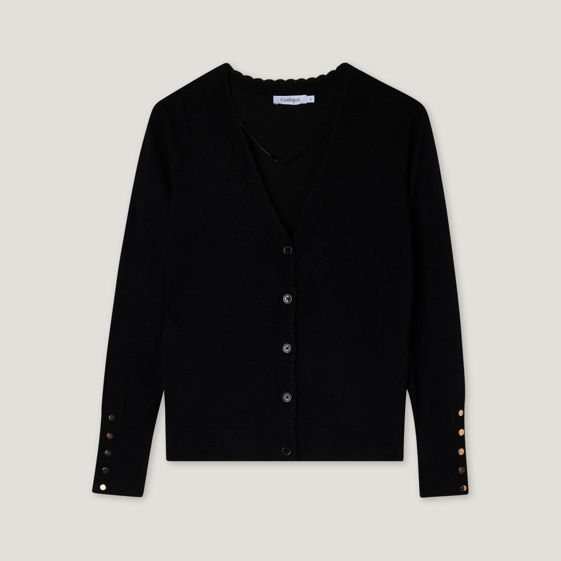 Cardigan scollo a V