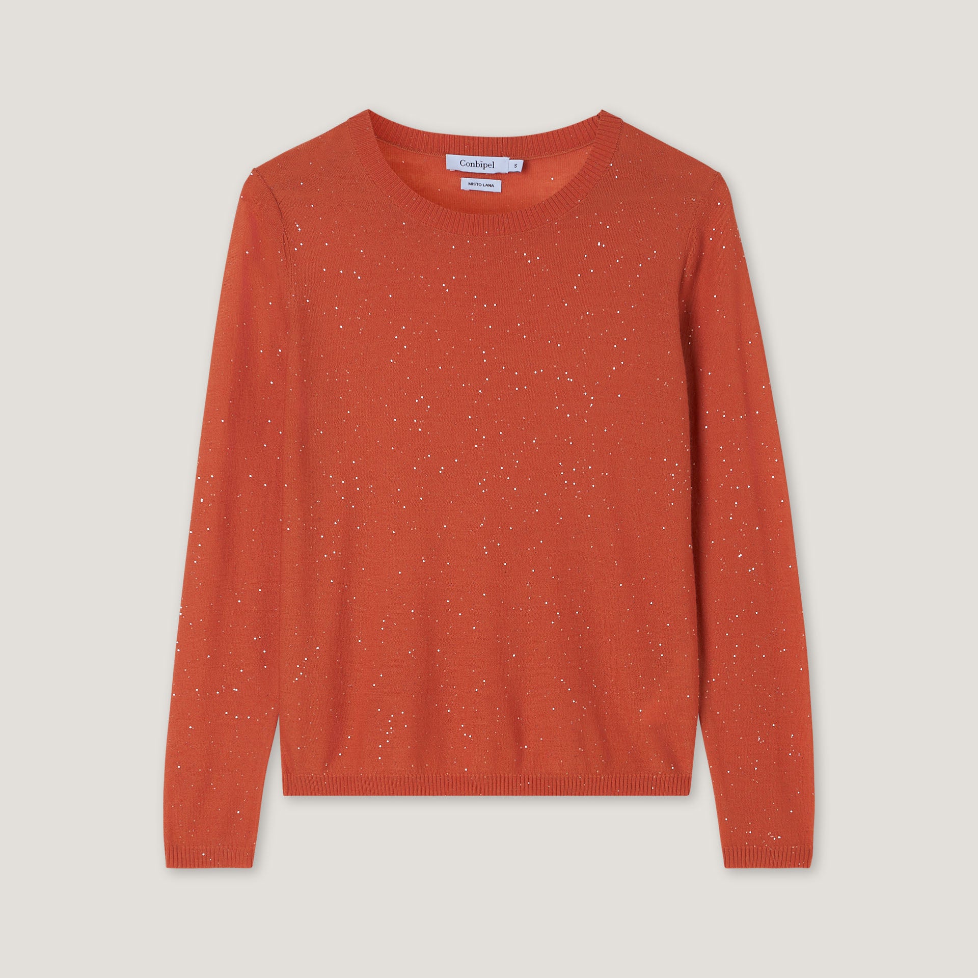 Pull over con paillettes