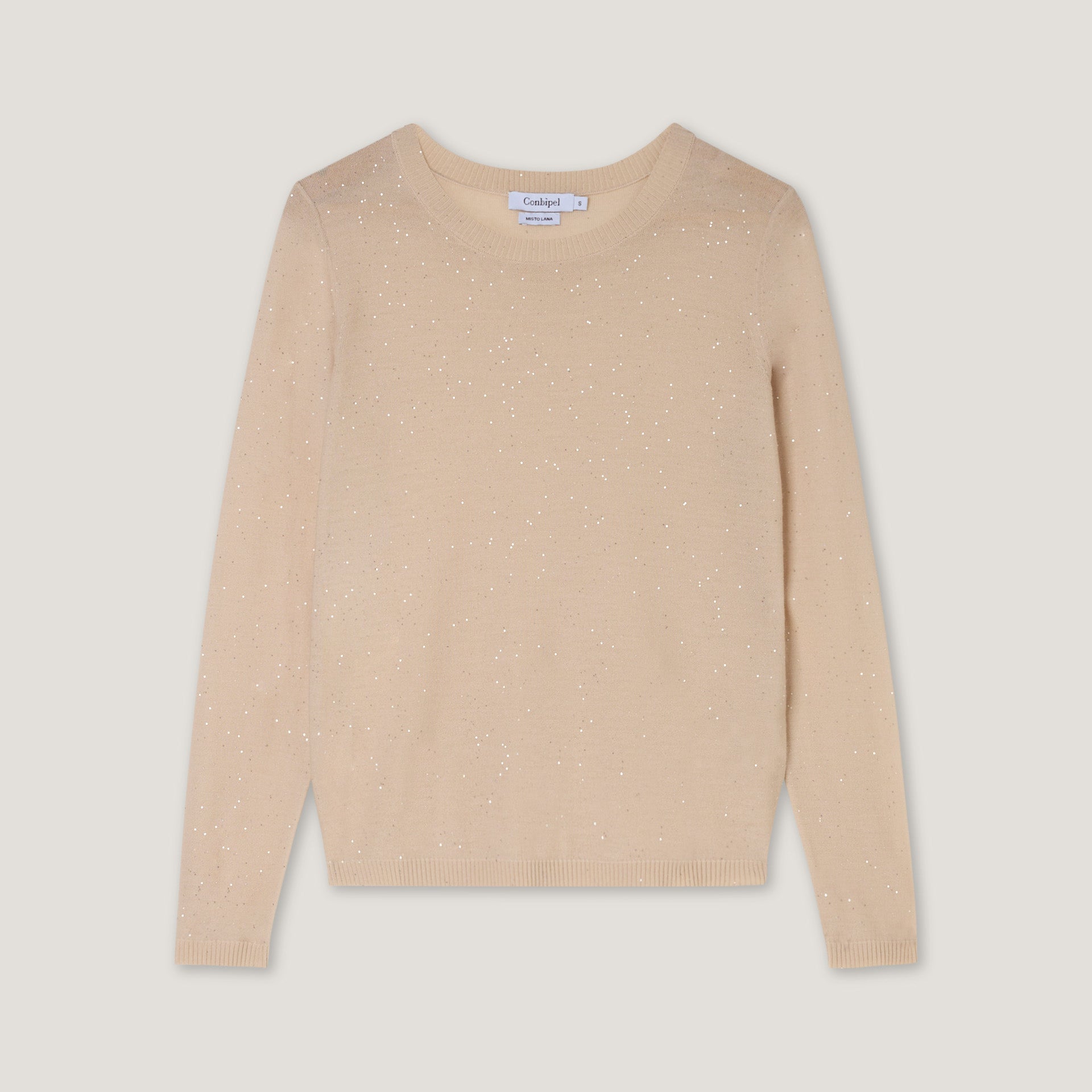 Pull over con paillettes