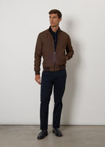Bomber in pelle
