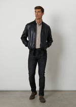 Bomber in pelle