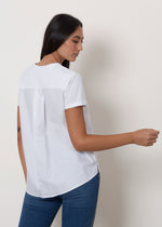 T-shirt bimateriale