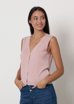 Gilet misto lana e cashmere