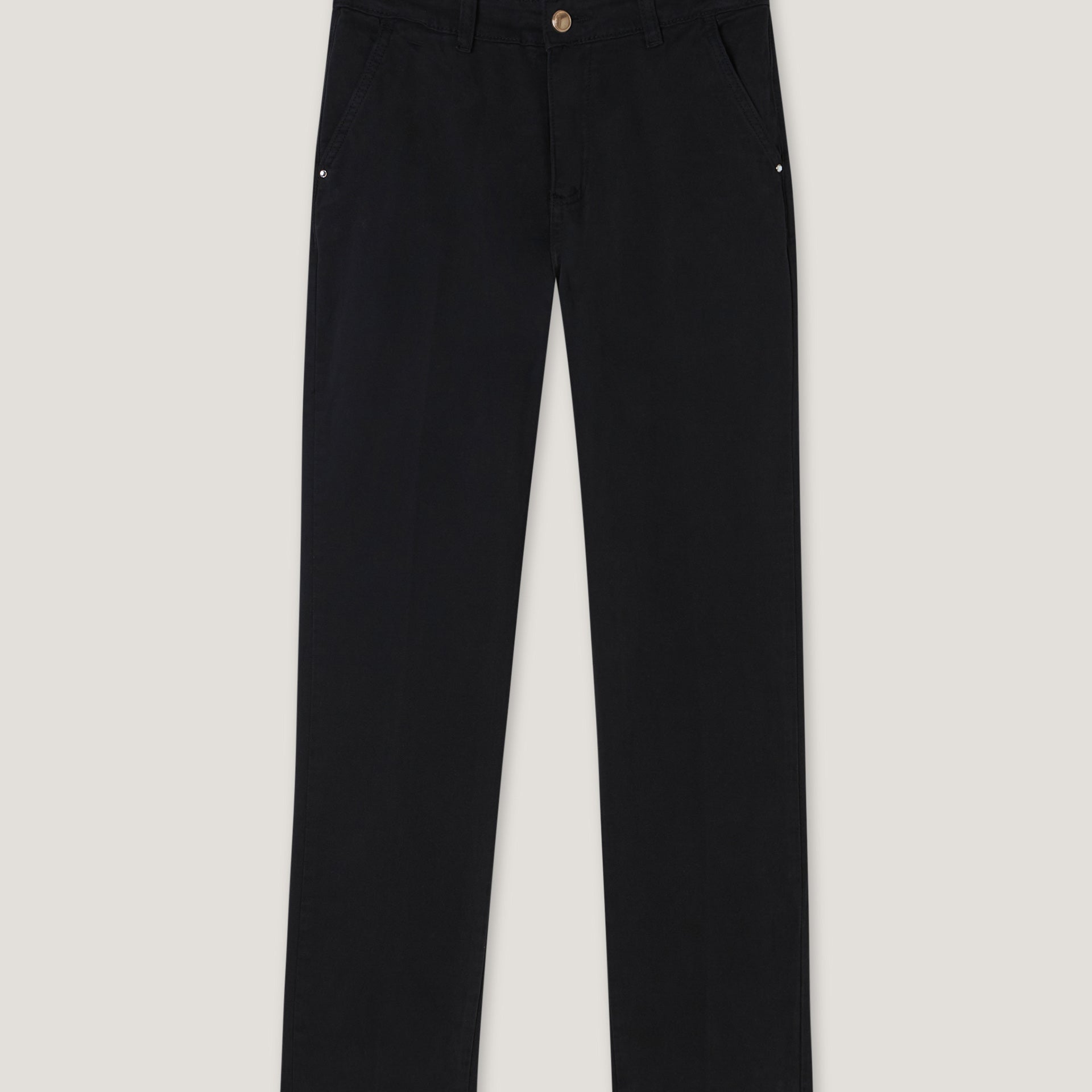 Pantaloni chino a vita alta