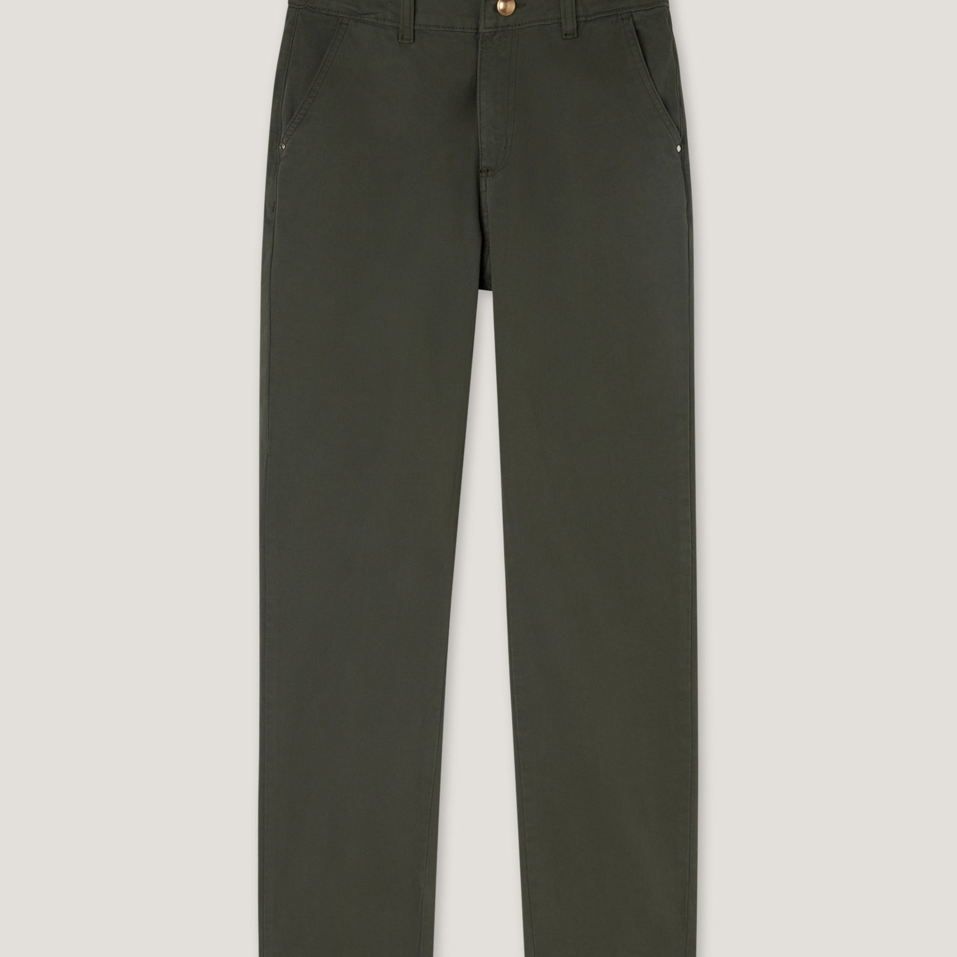 Pantaloni chino a vita alta