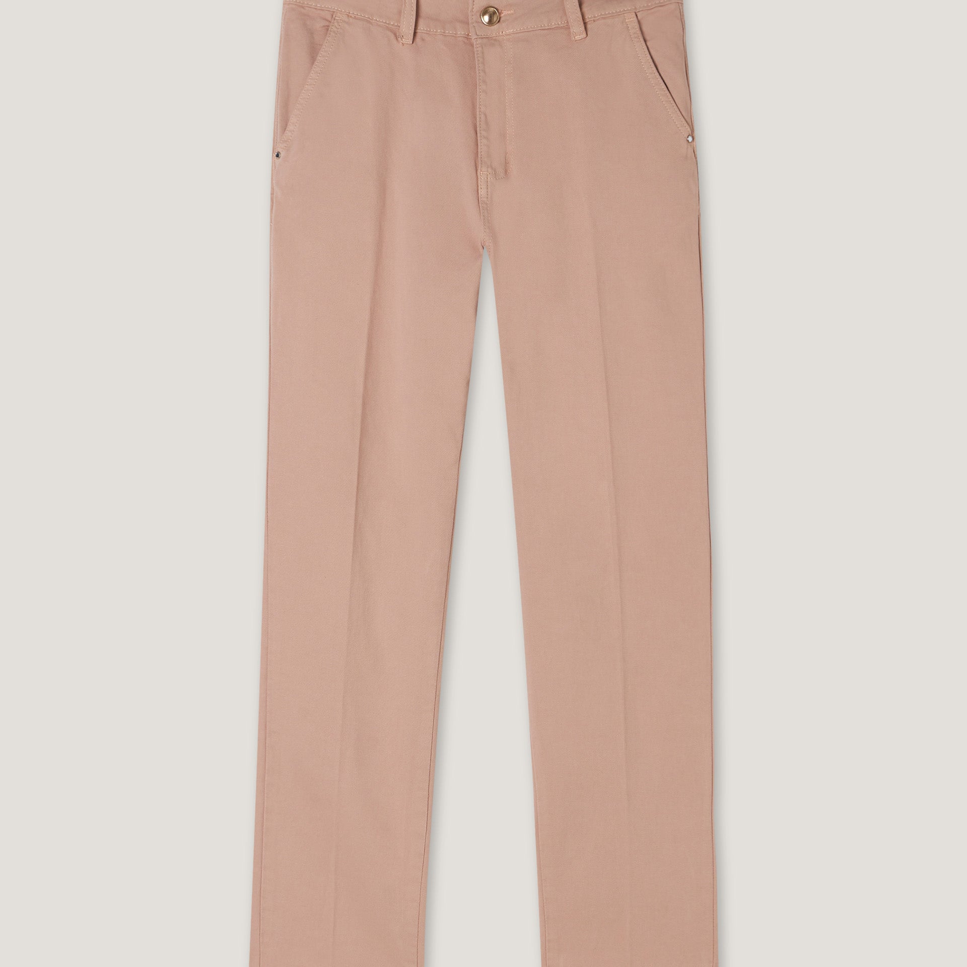 Pantaloni chino a vita alta