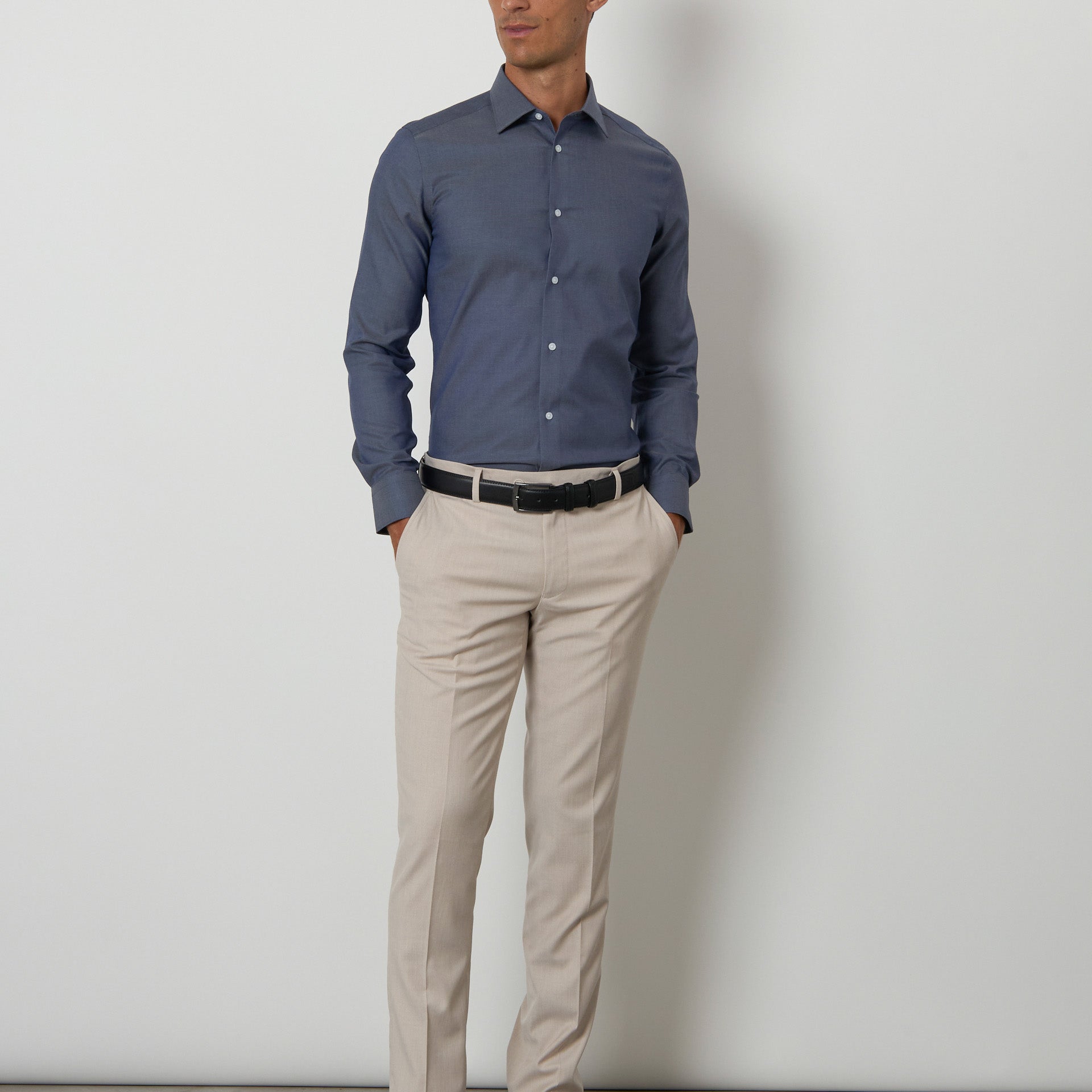 Camicia no stiro slim
