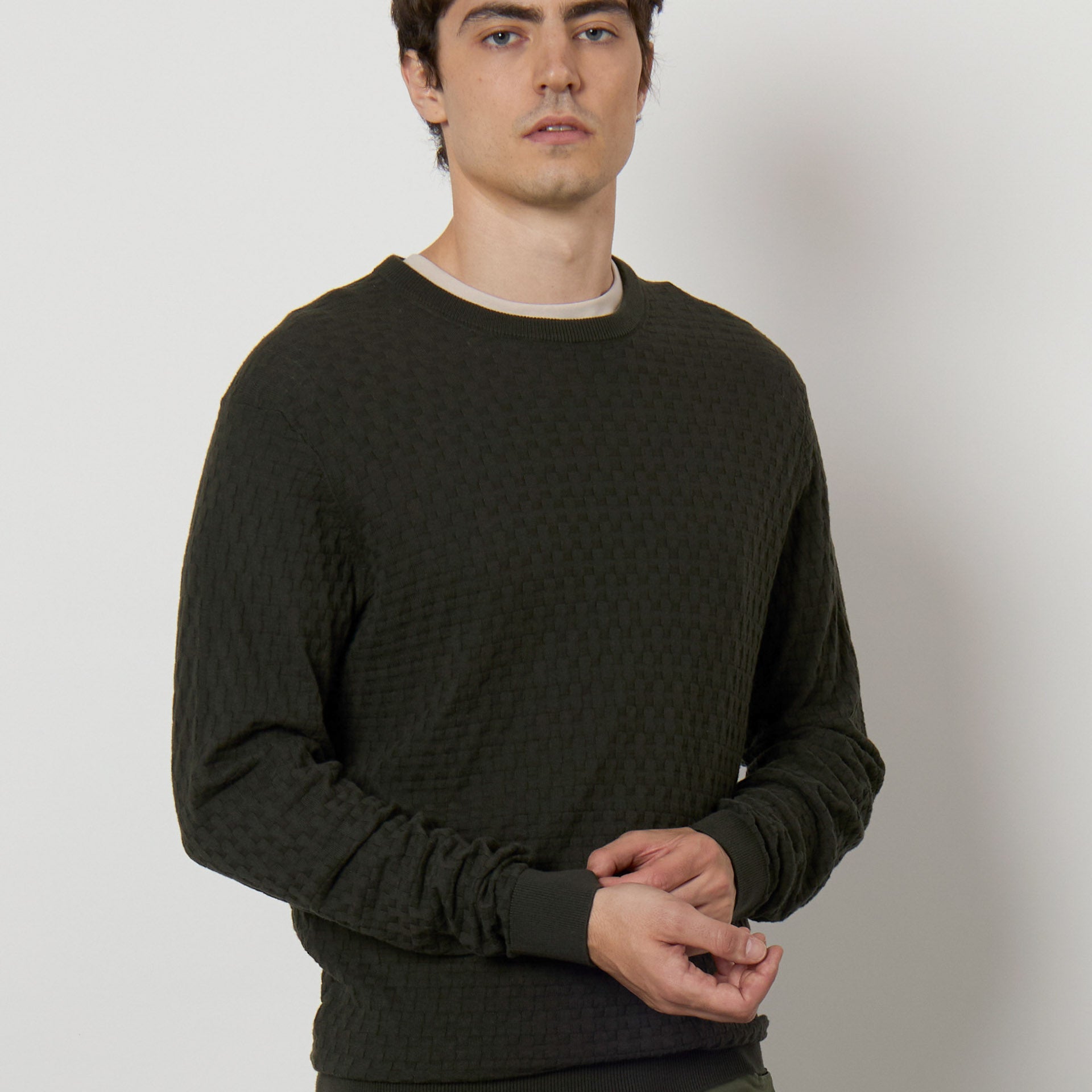 Pullover in puro cotone