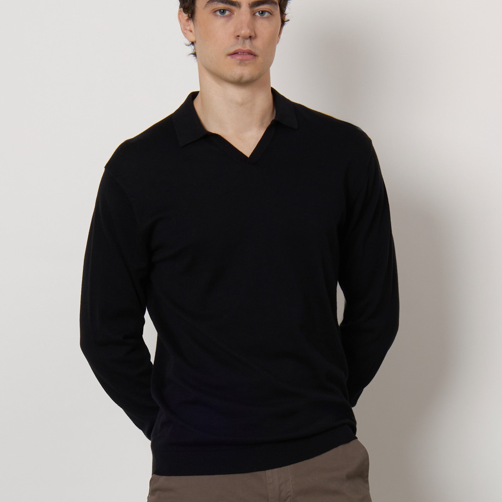 Polo in maglia di cotone
