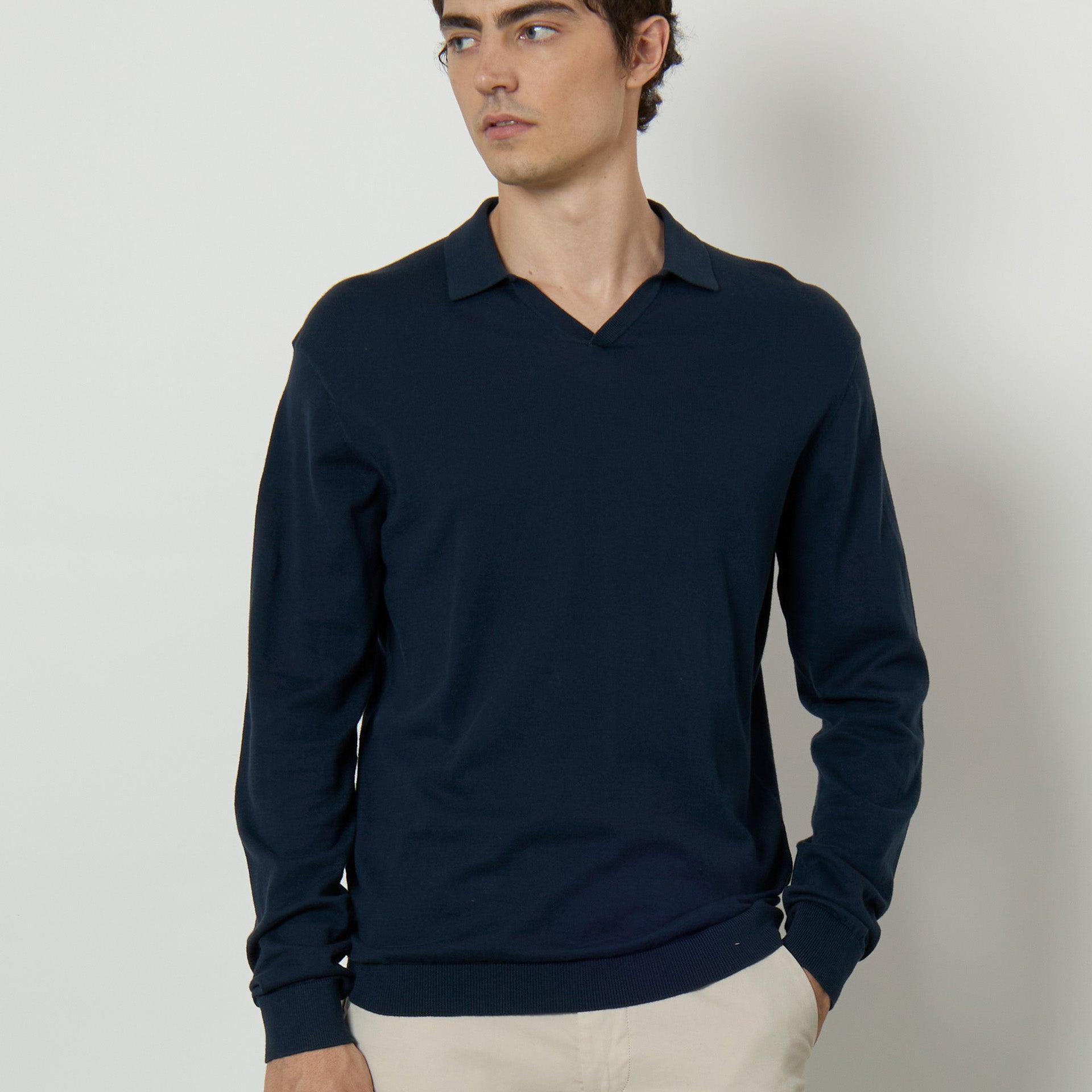 Polo in maglia di cotone