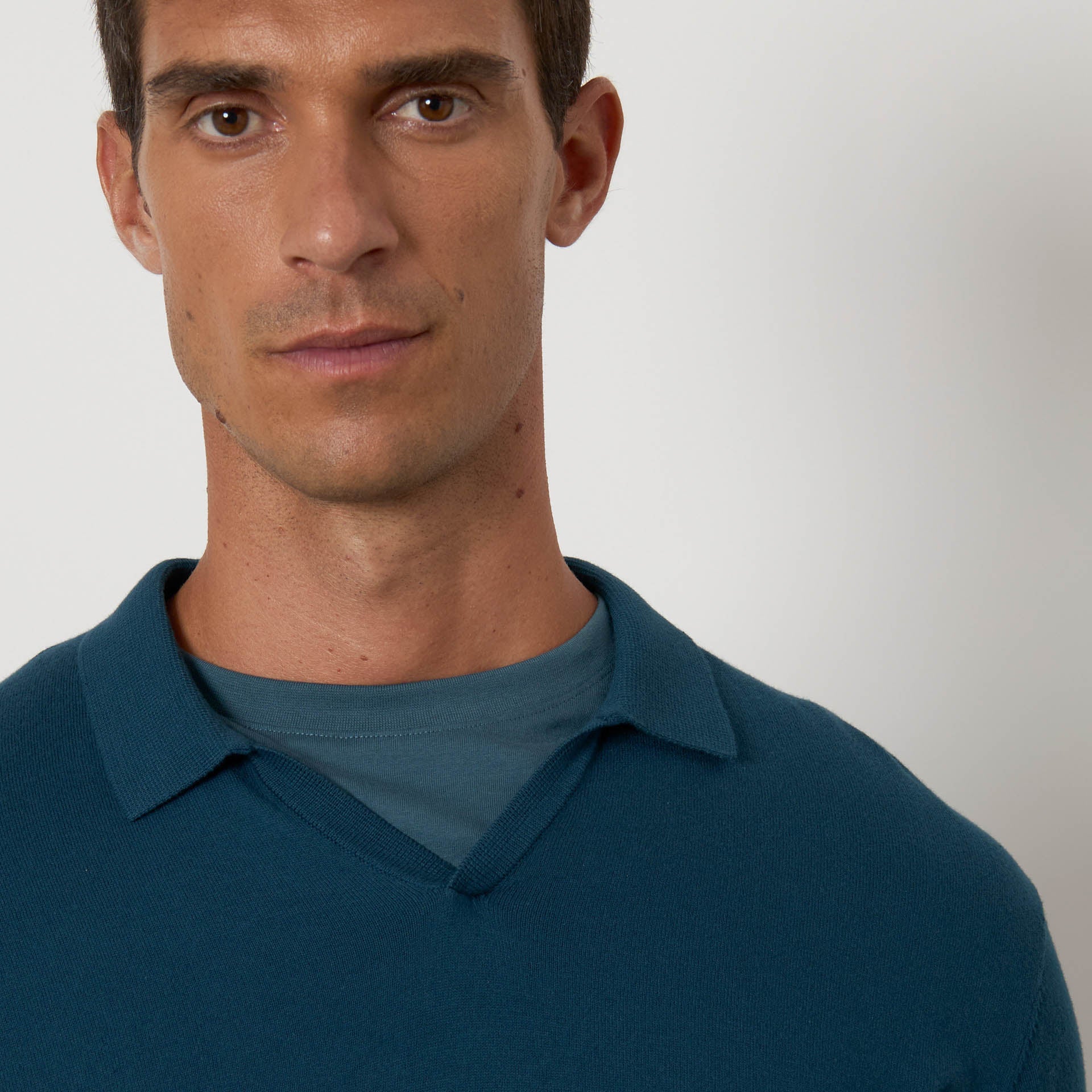 Polo in maglia di cotone