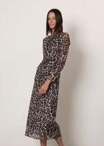 Abito lungo animalier