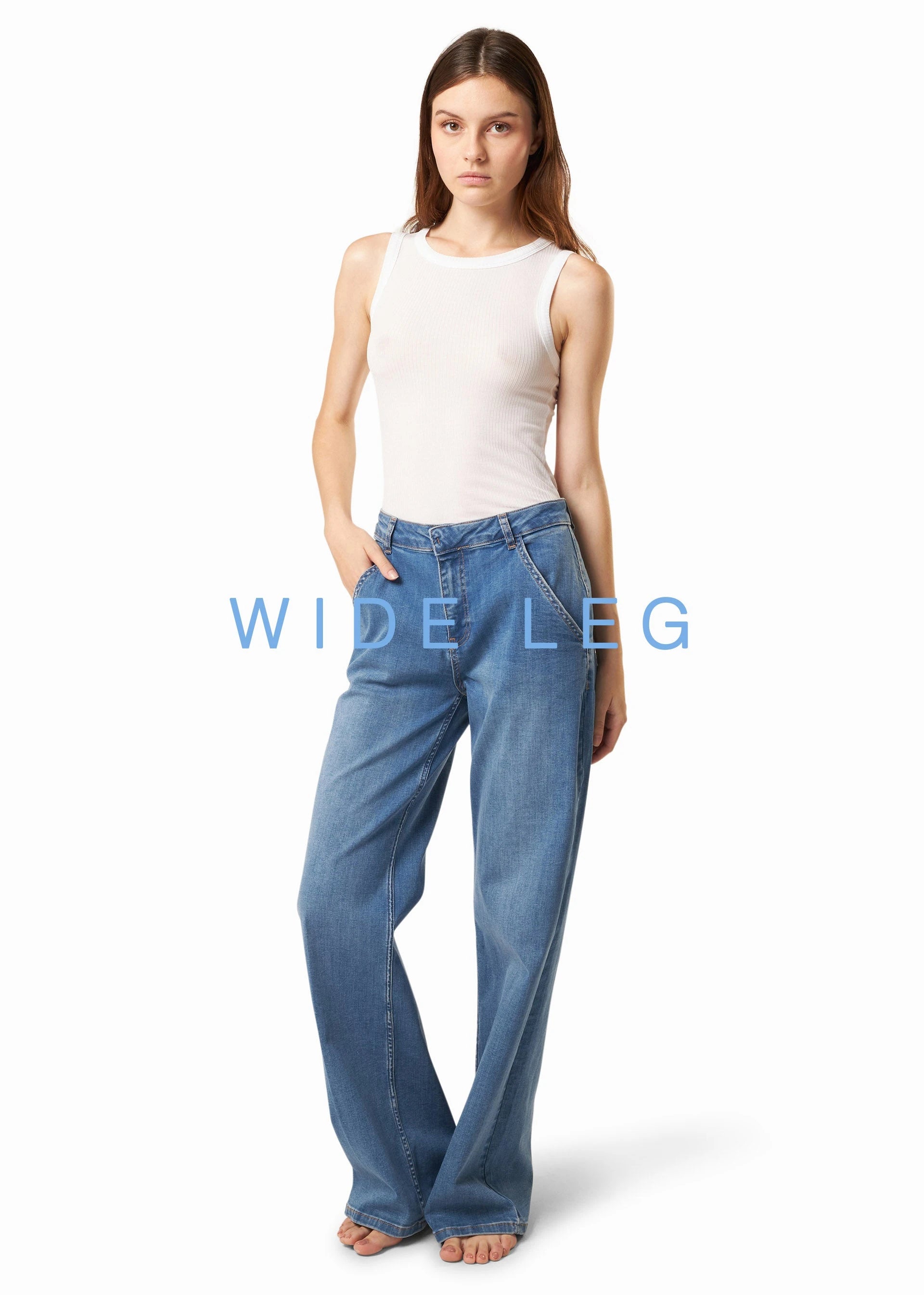 Jeans Wide Leg Donna
