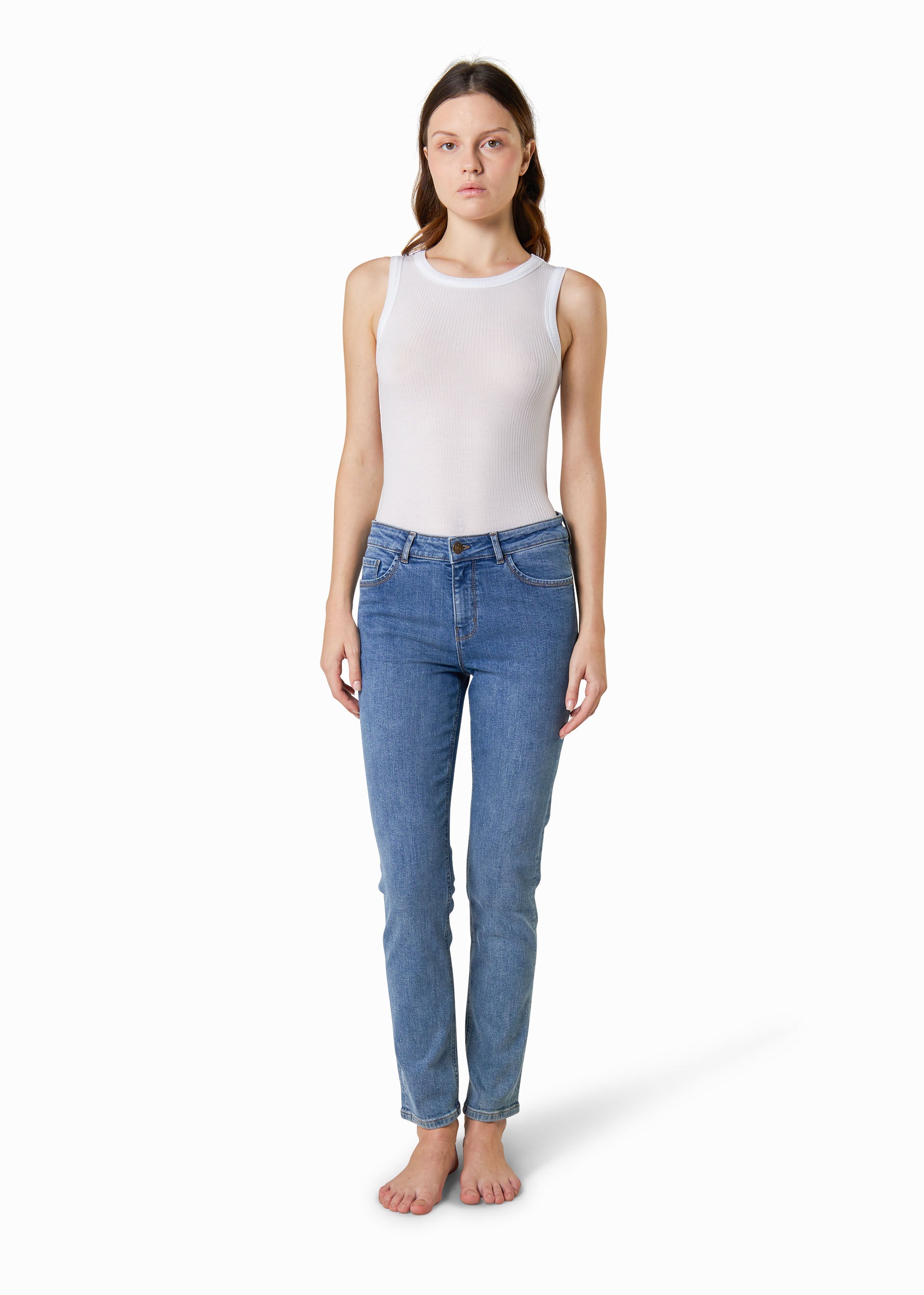 Jeans slim a vita alta Conbipel