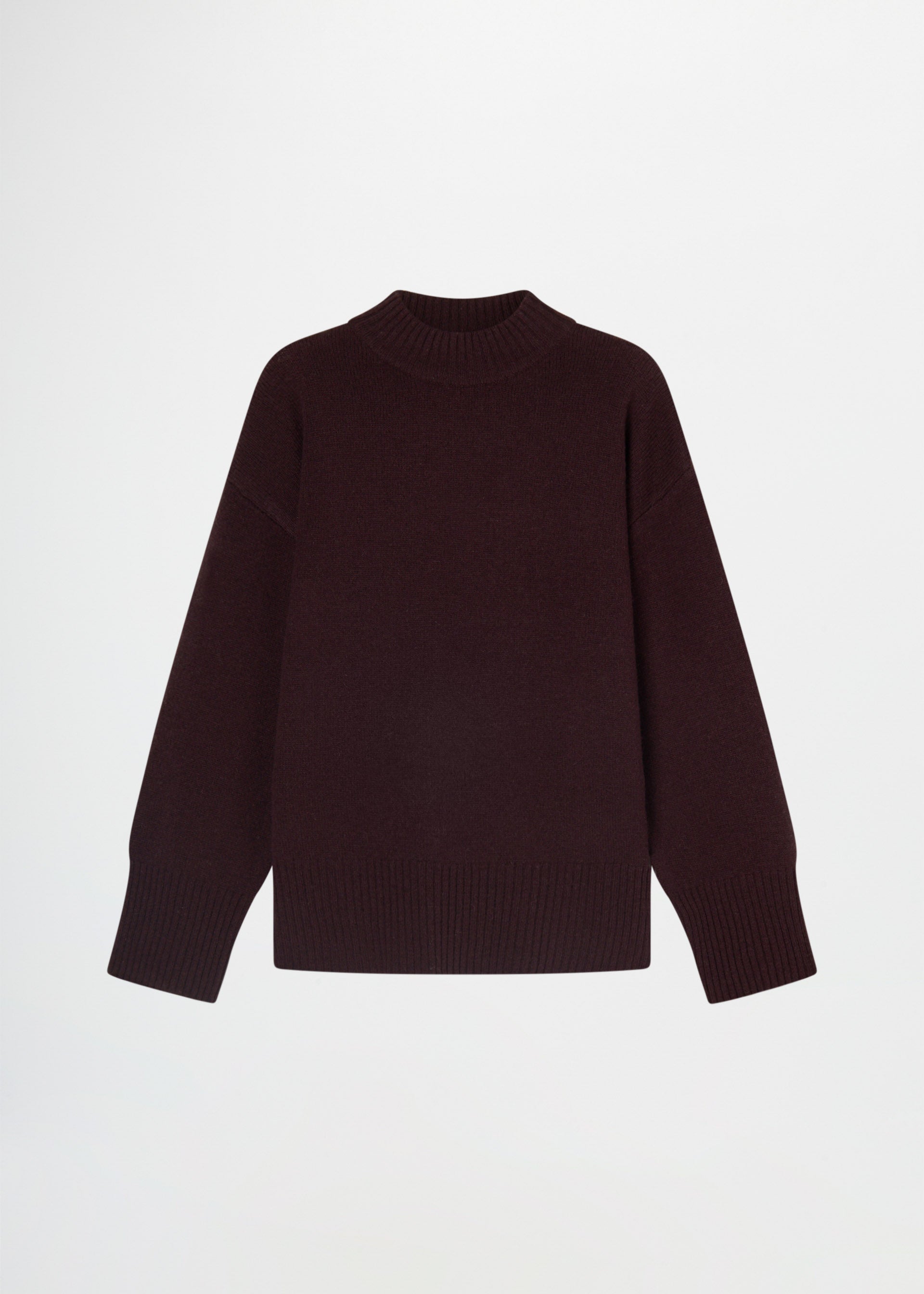 Pullover lupetto in lana