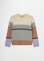 Pullover color block