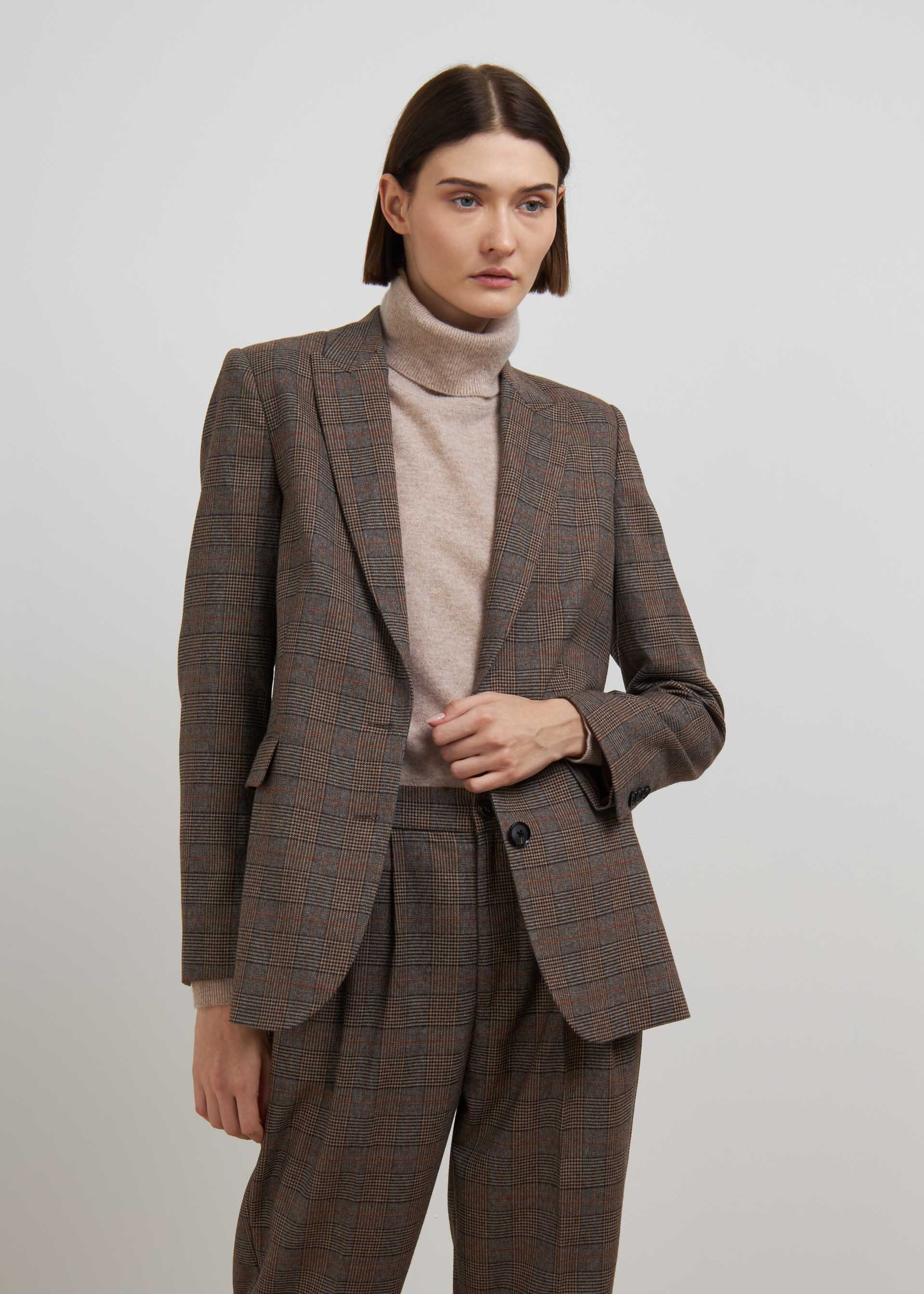 Checkered blazer Conbipel