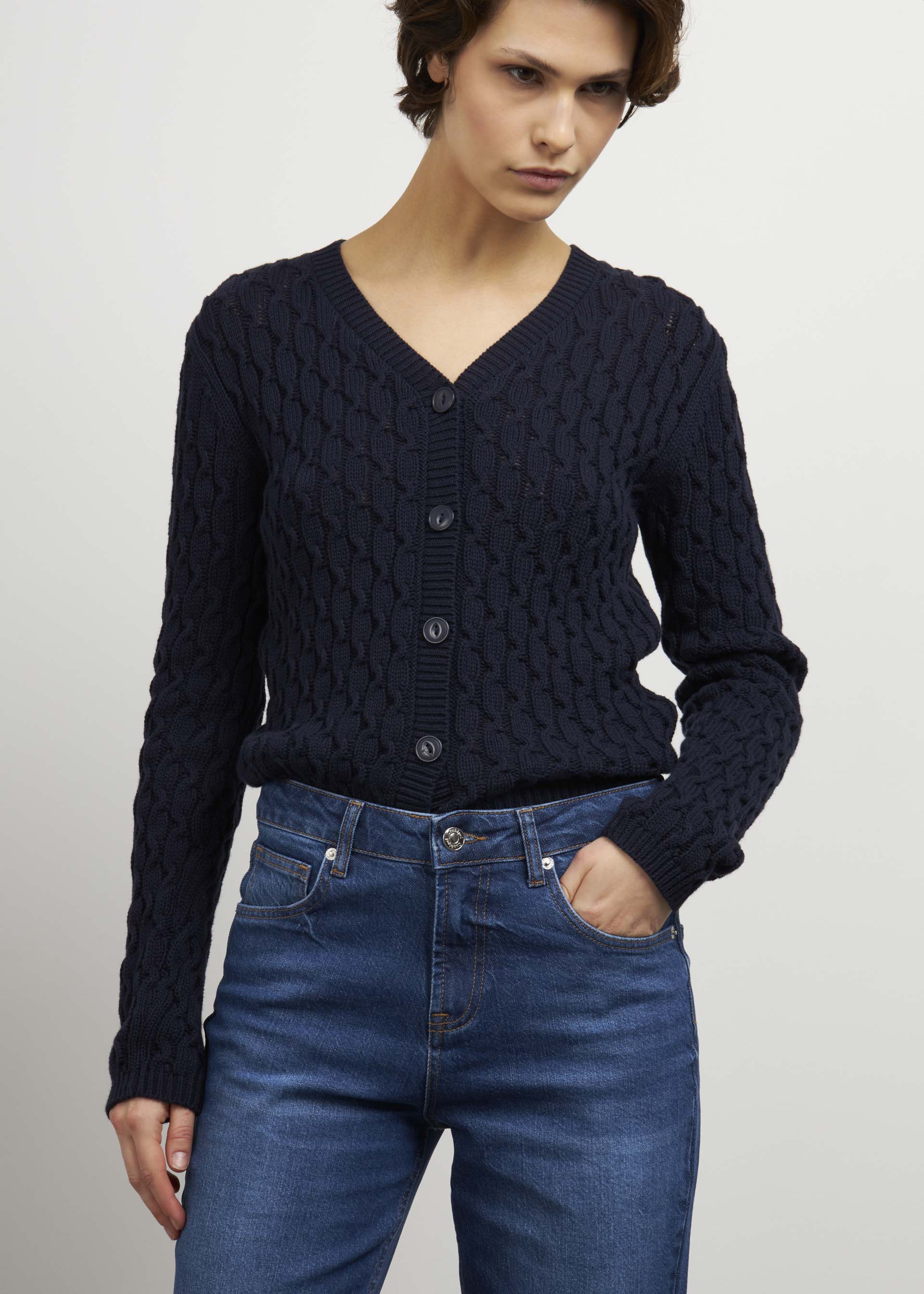 Cardigan in puro cotone