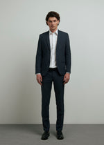 Completo slim gessato