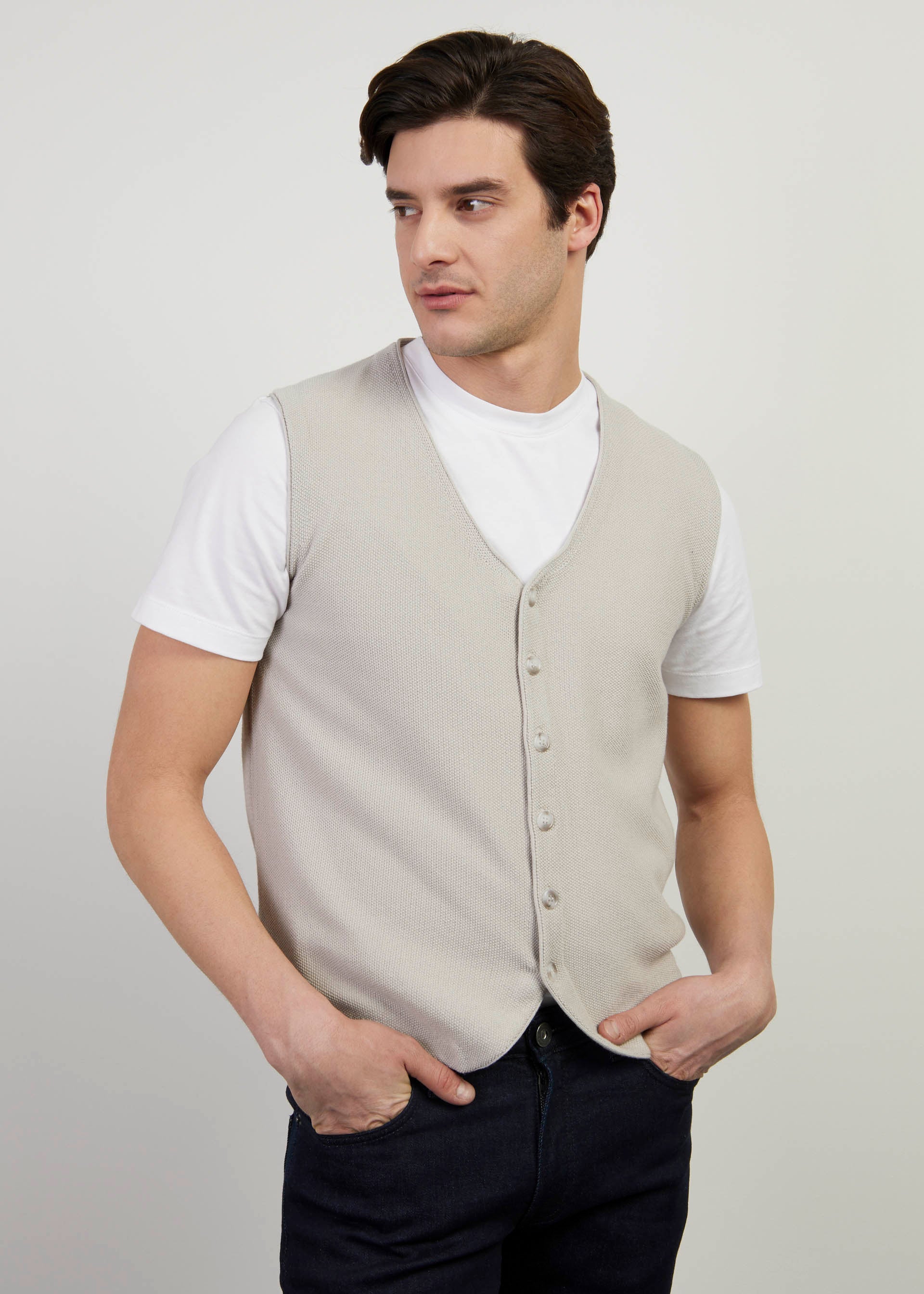 Gilet in puro cotone