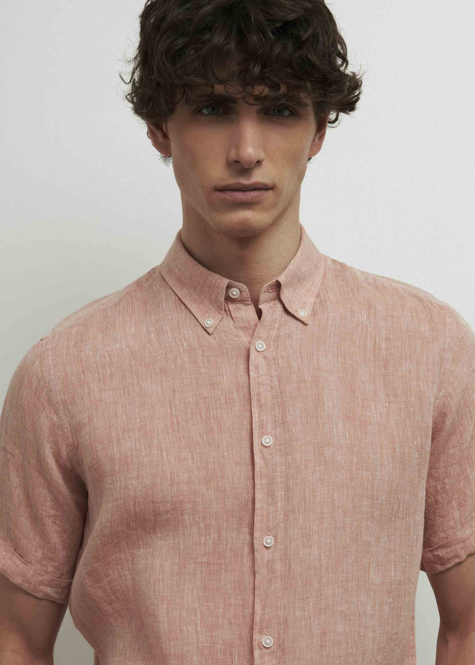 Camicia puro lino regular