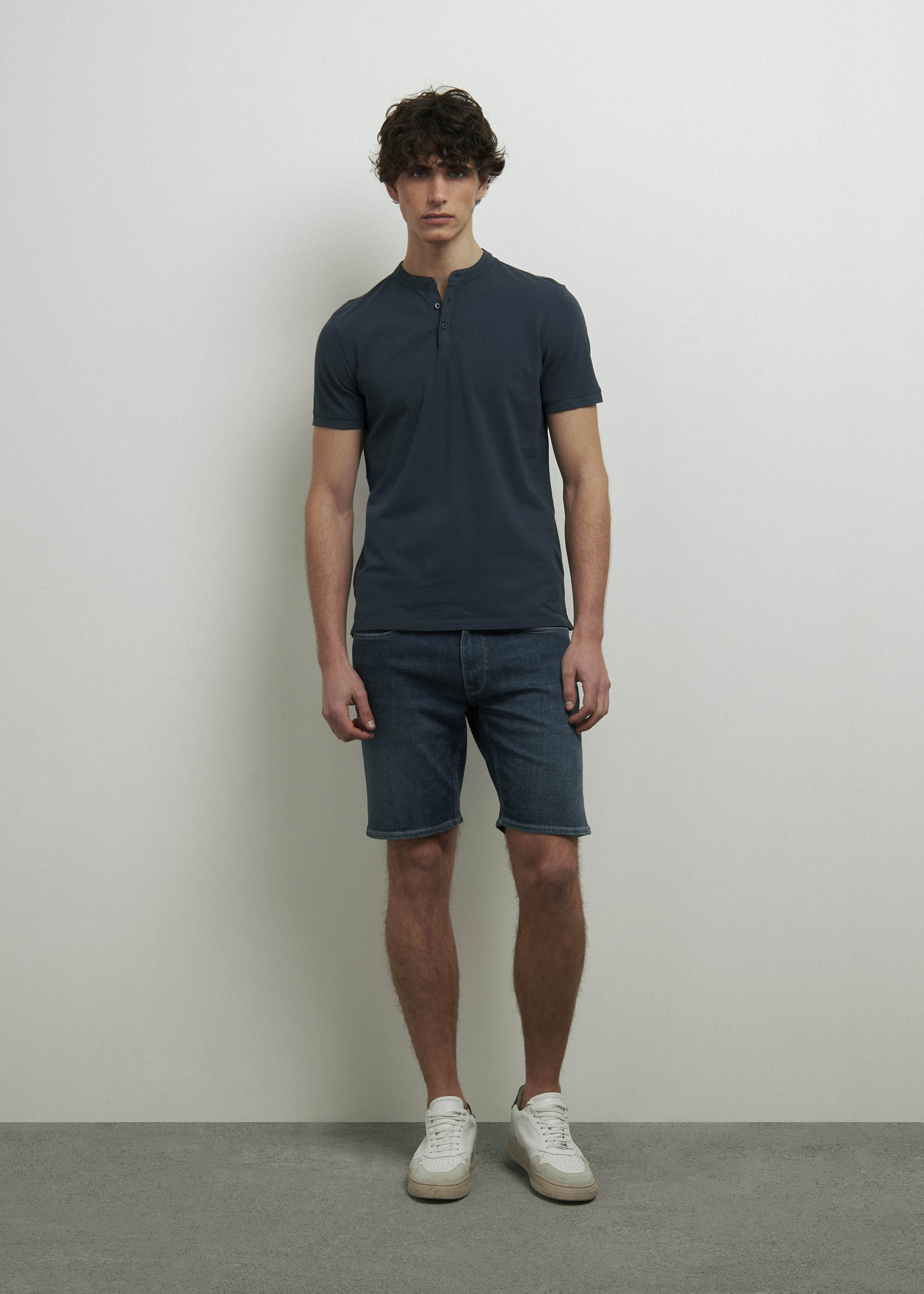 Bermuda slim in denim