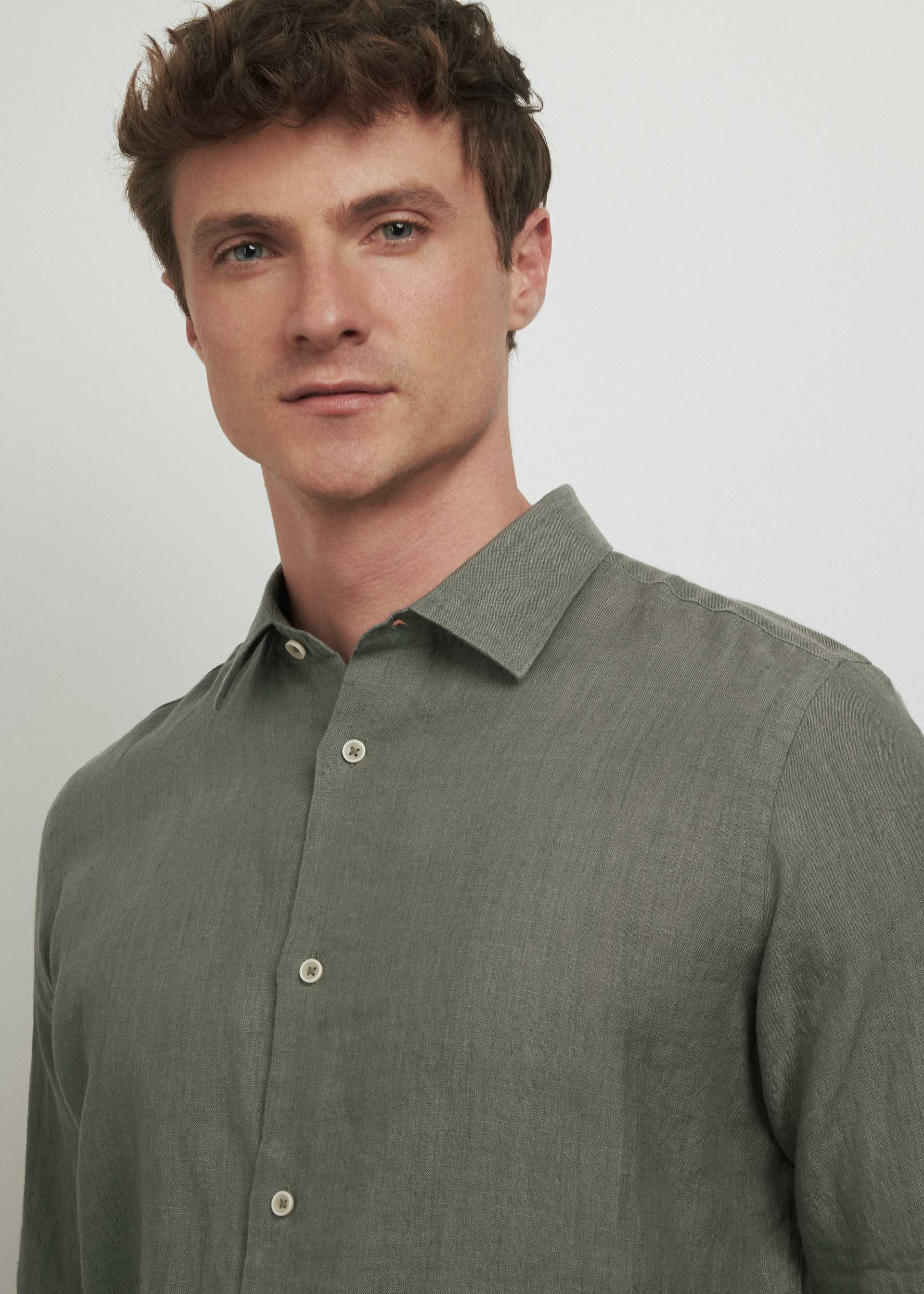 Camicia puro lino regular