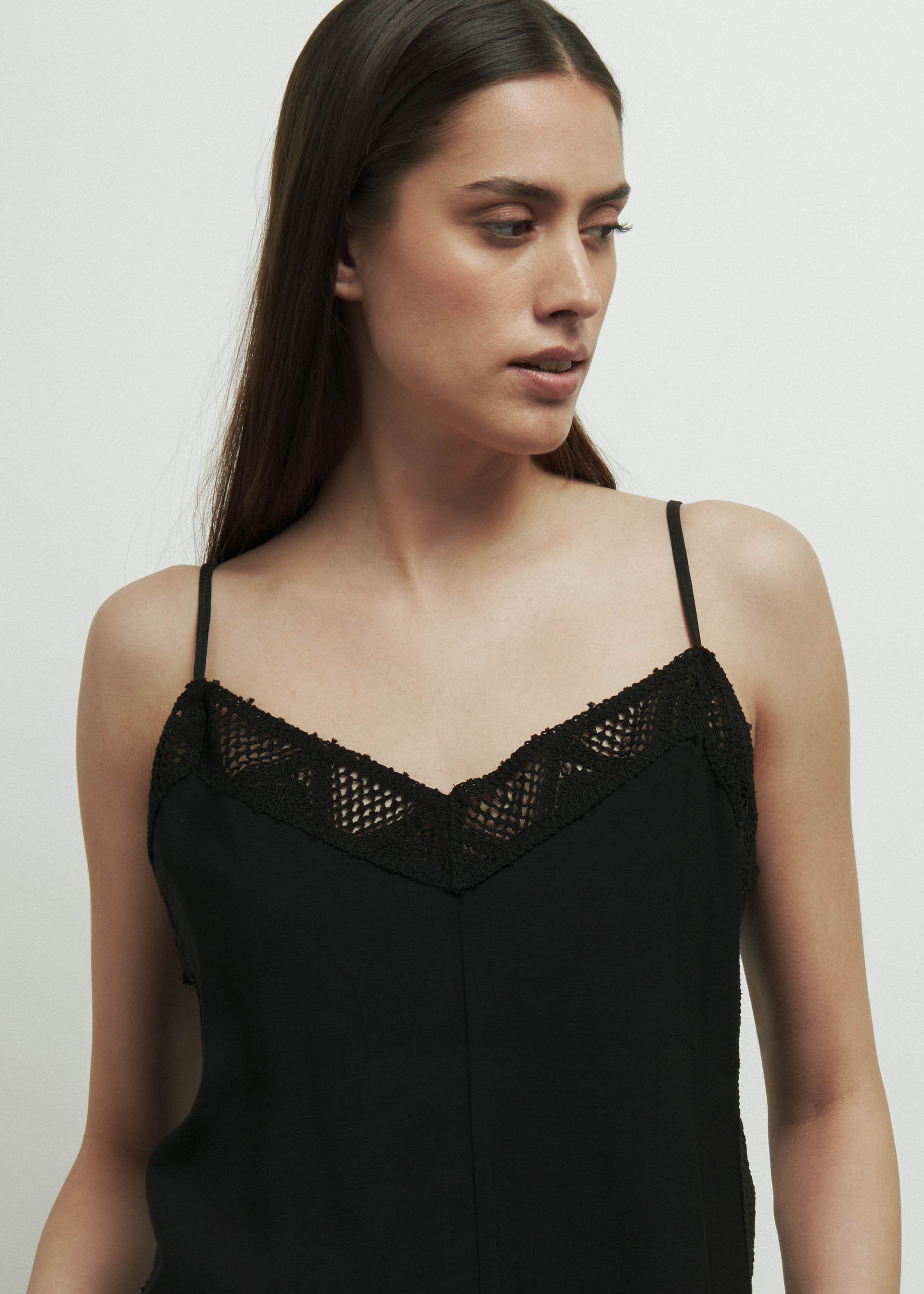 Top in macramè