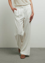 Pantaloni ampi in lino
