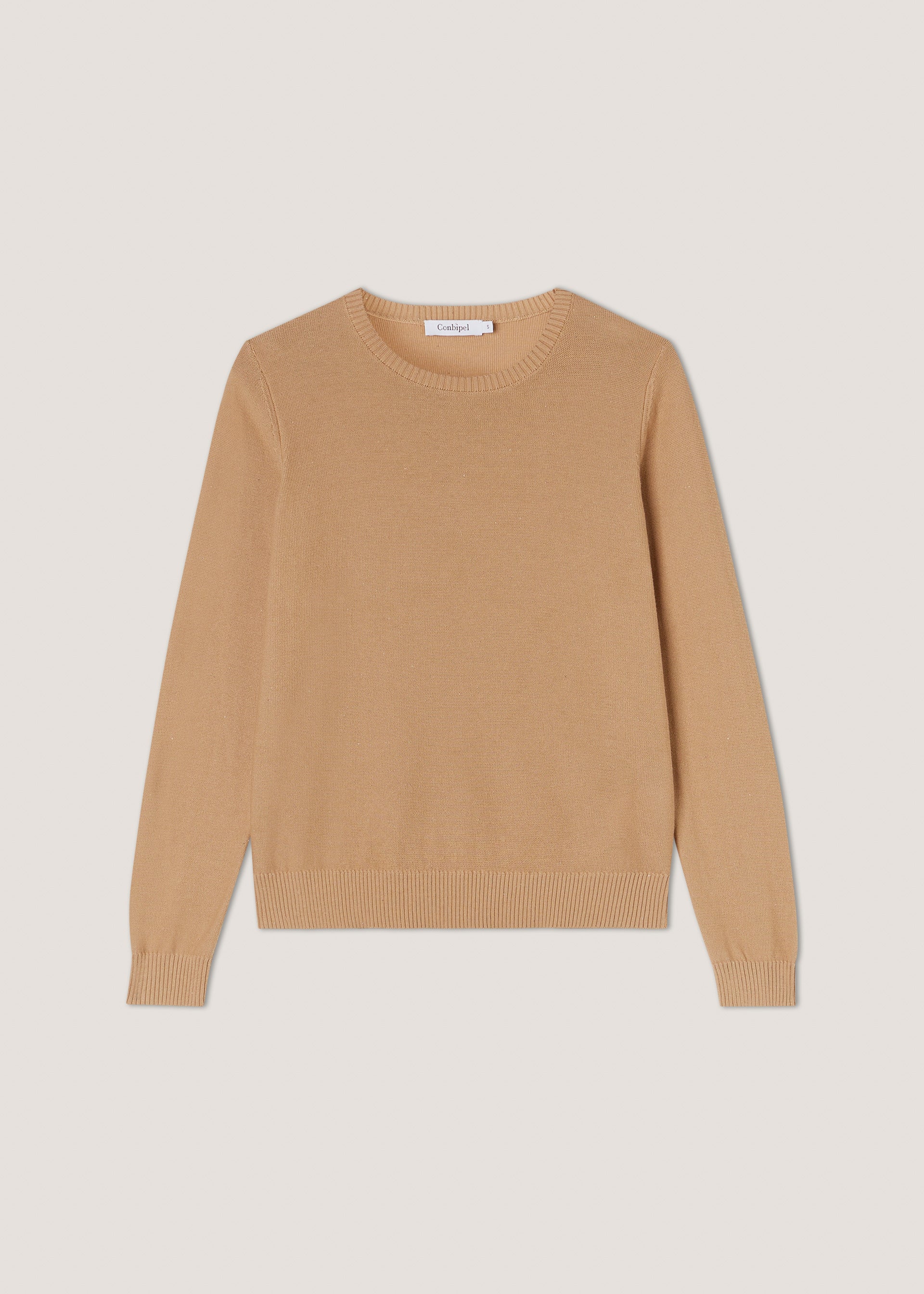 Pullover cotone con paillettes