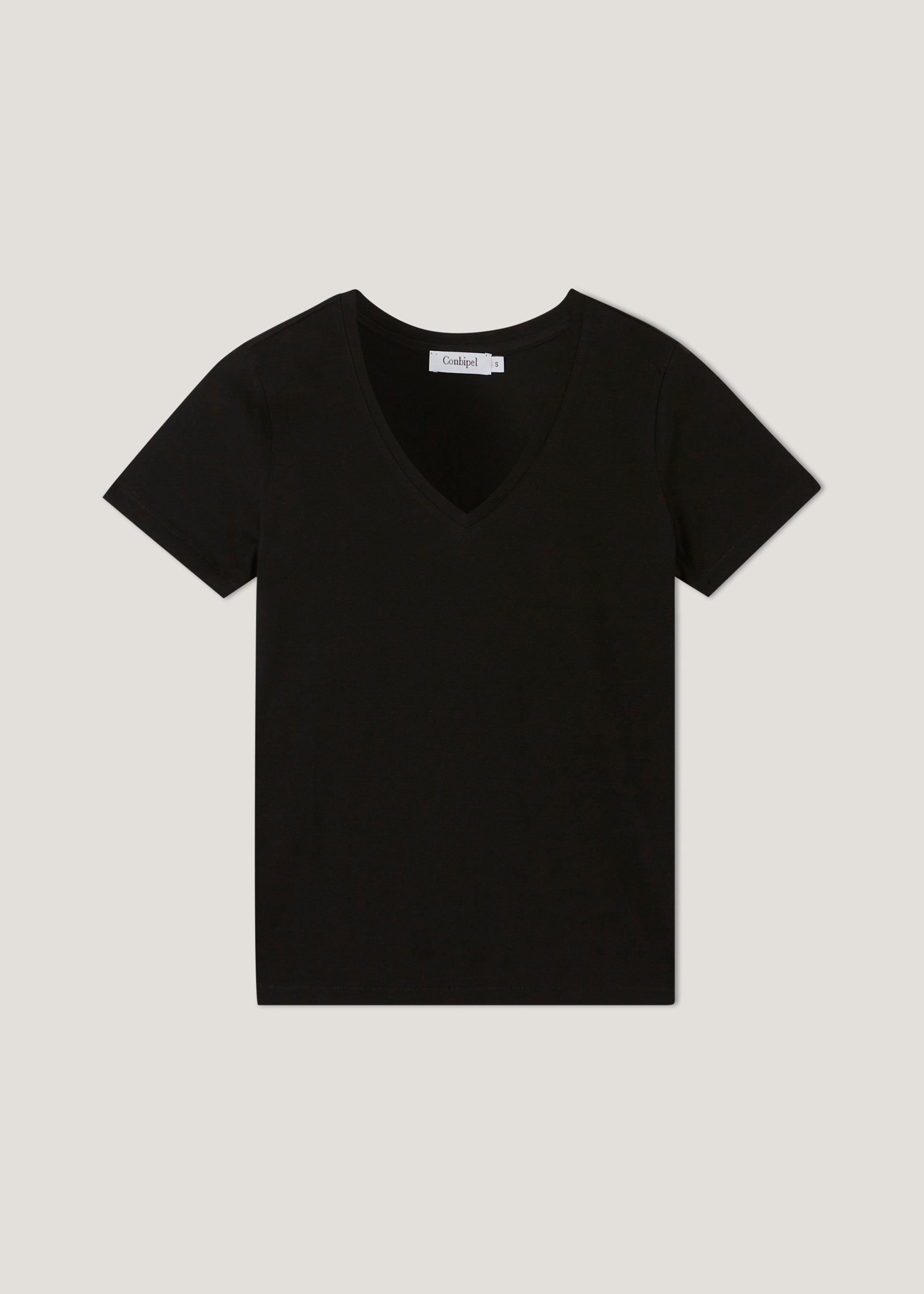 T-shirt V cotone Pima