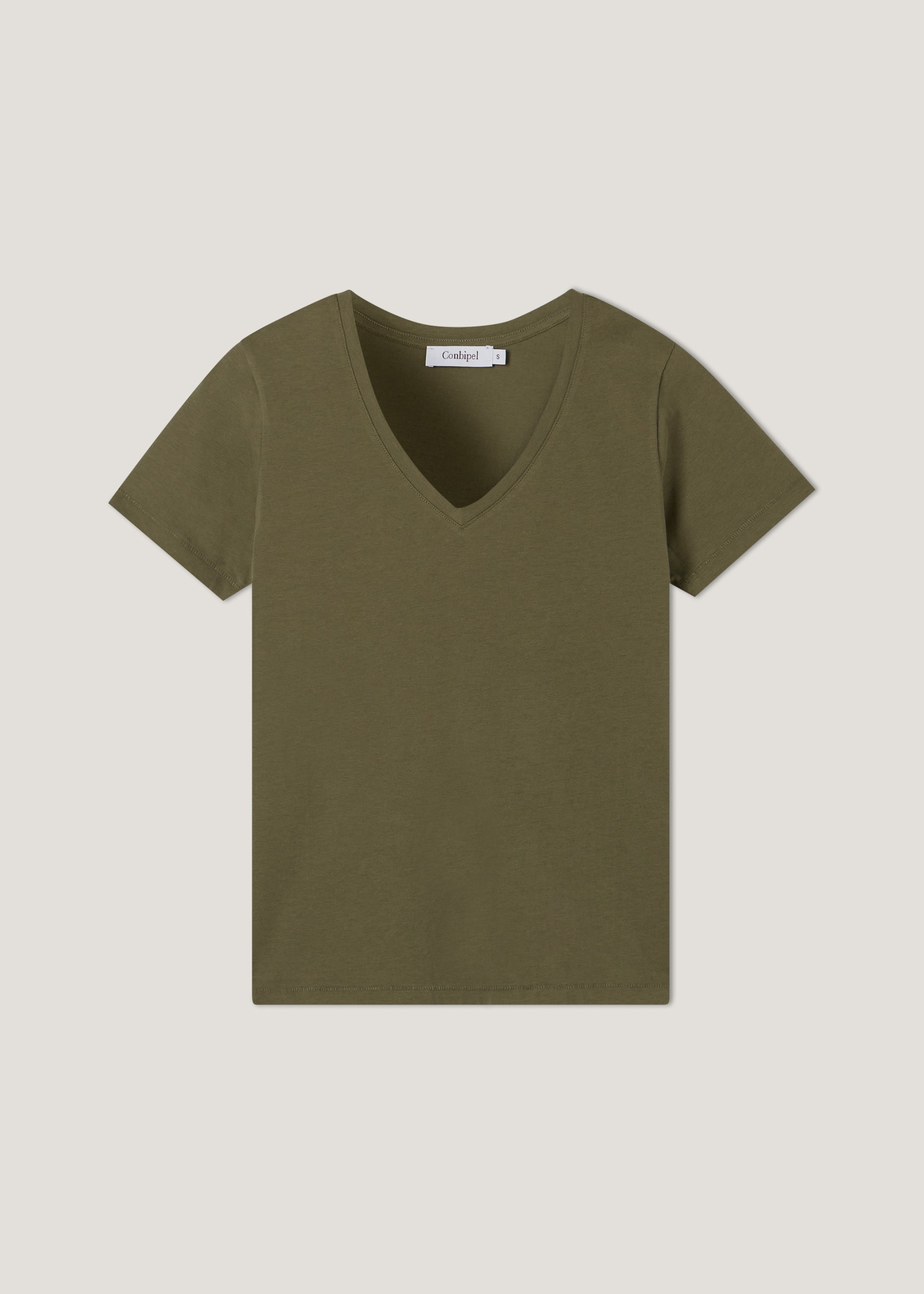 T-shirt V cotone Pima