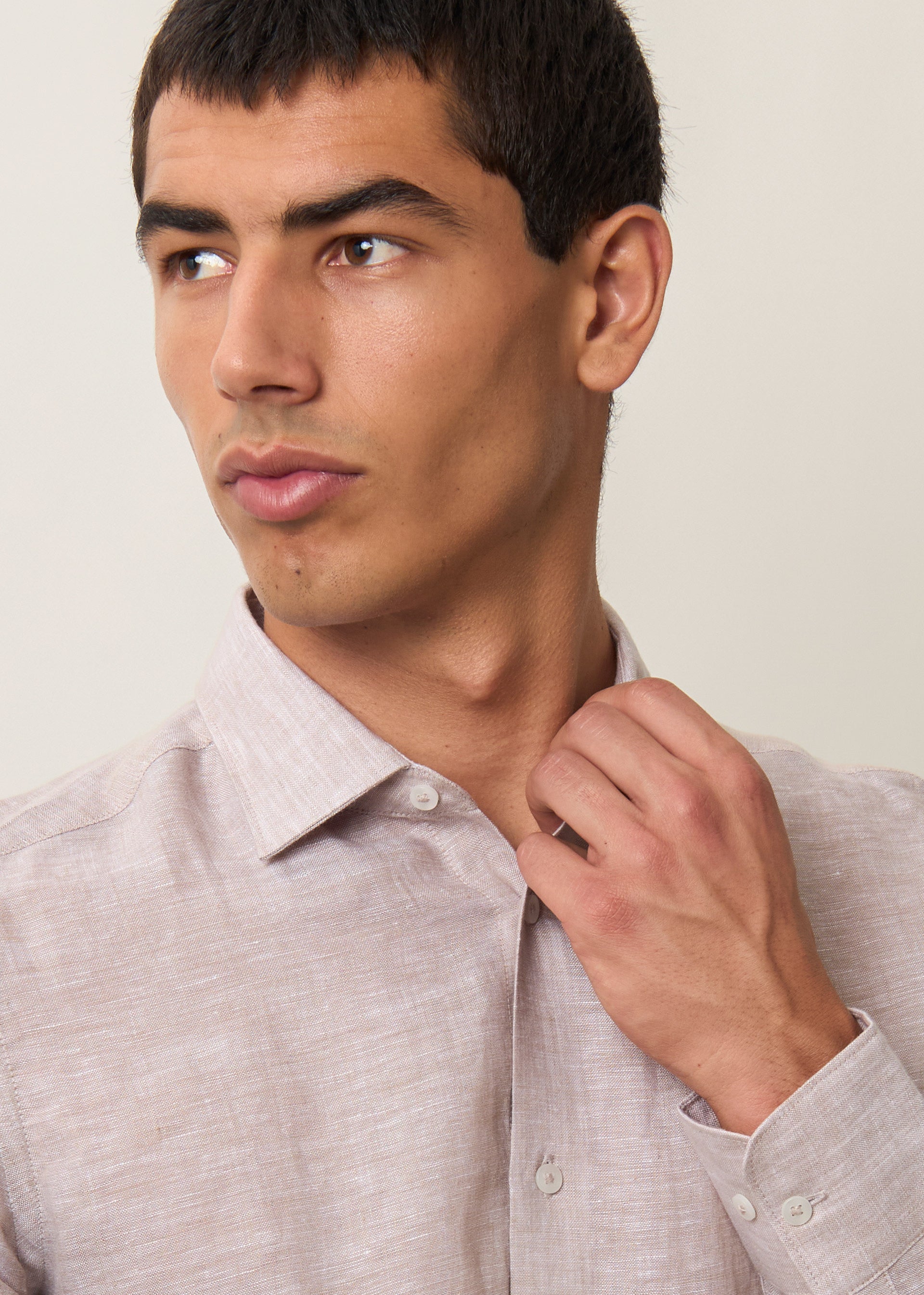 Camicia in puro lino