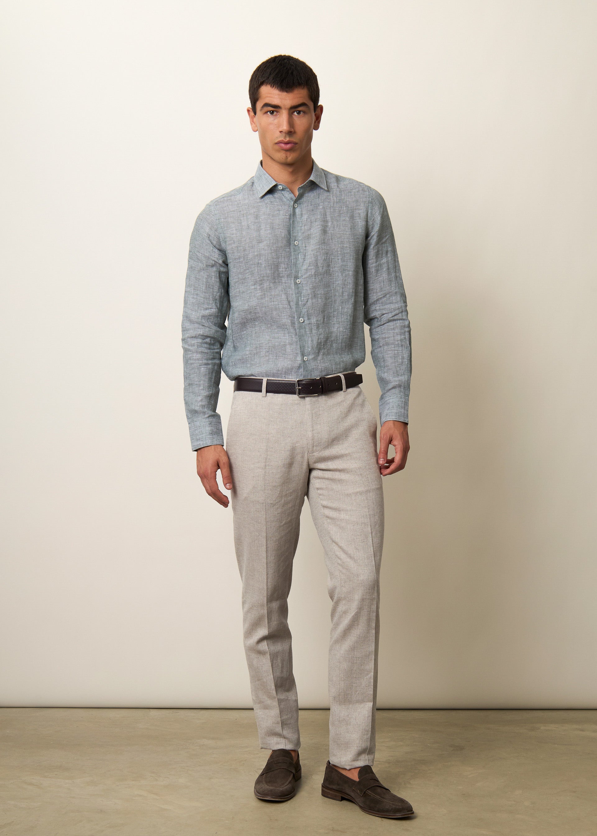 Camicia in puro lino