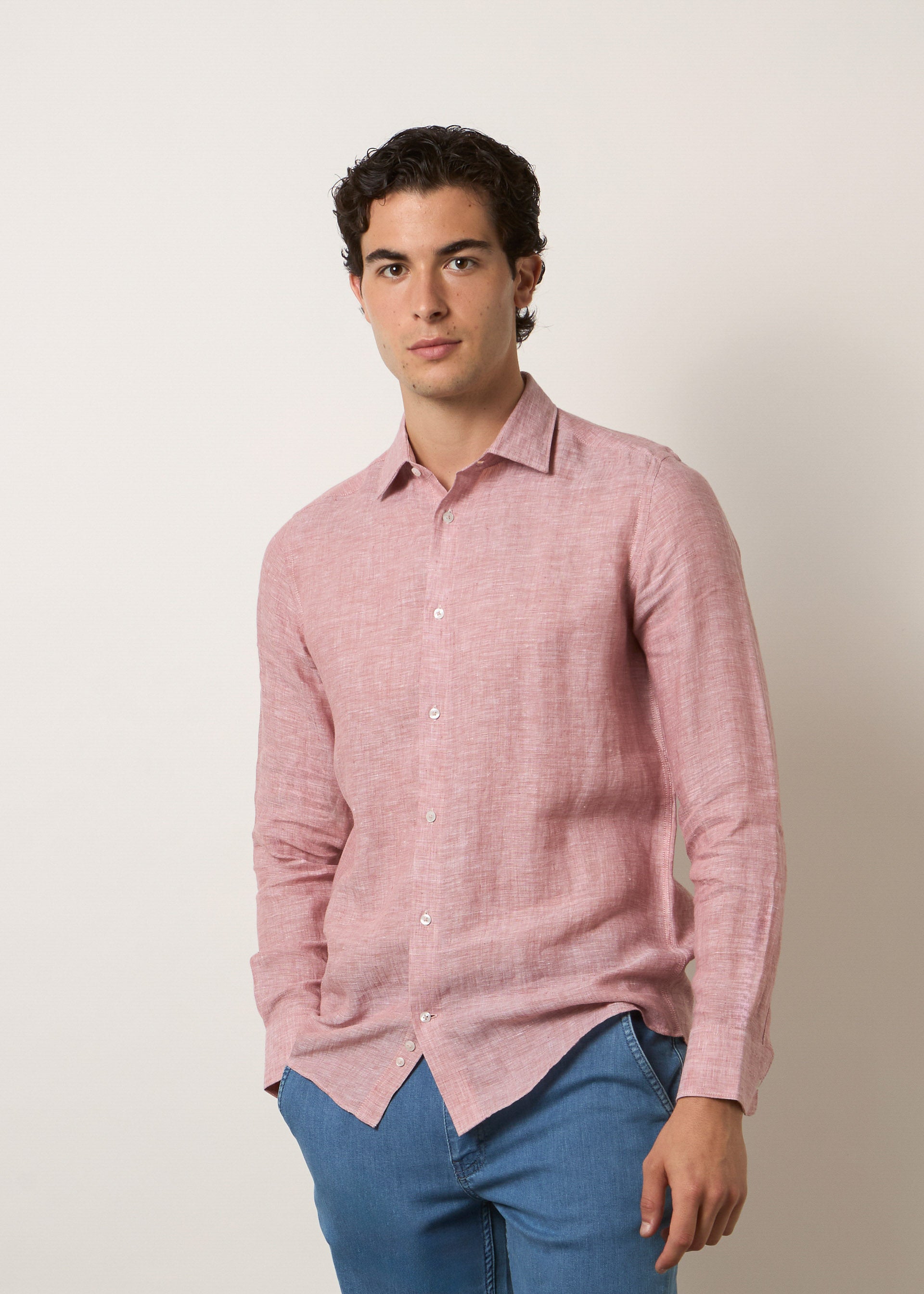 Camicia in puro lino