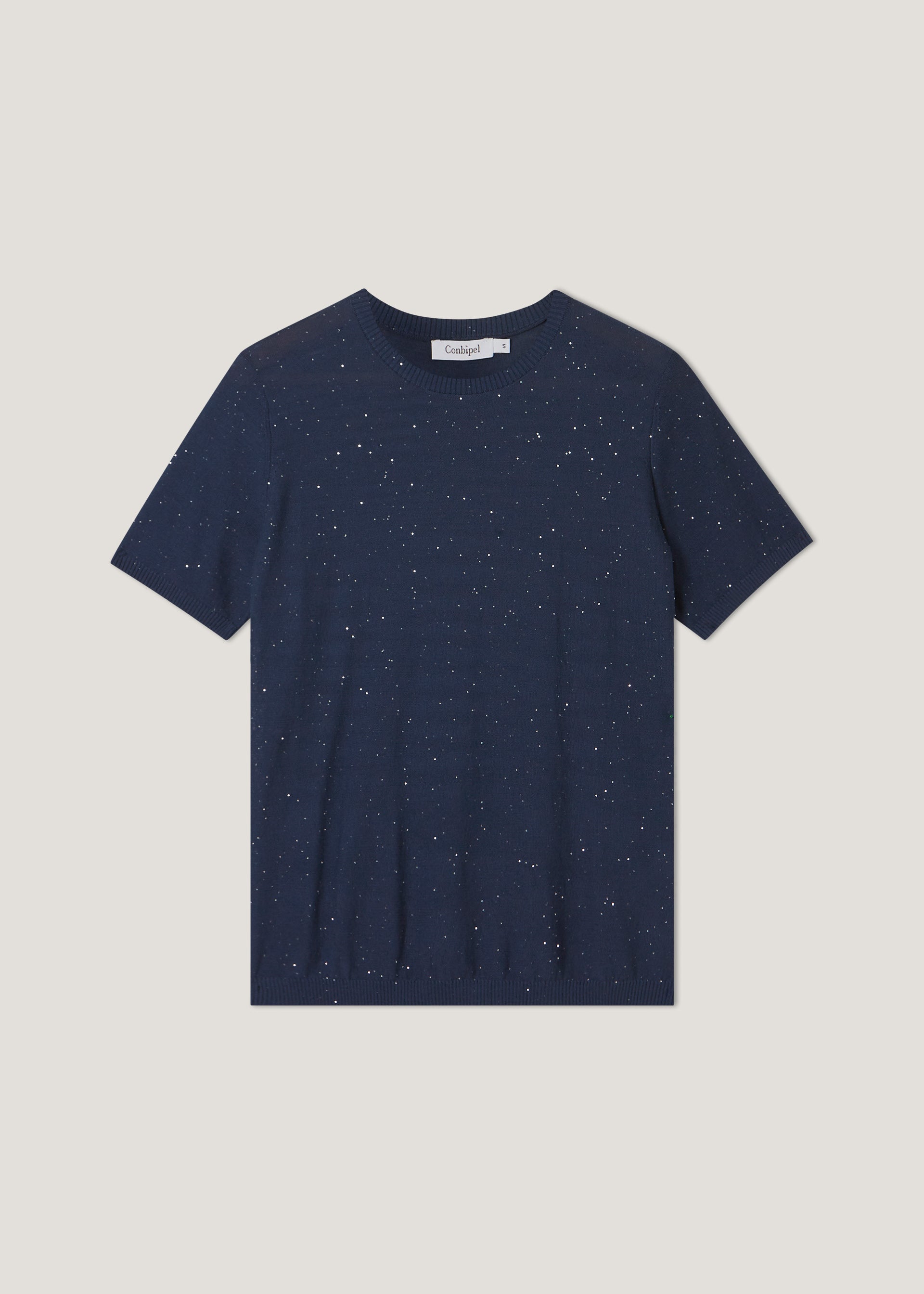 T-shirt con paillettes