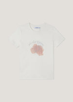 T-shirt stampa con strass