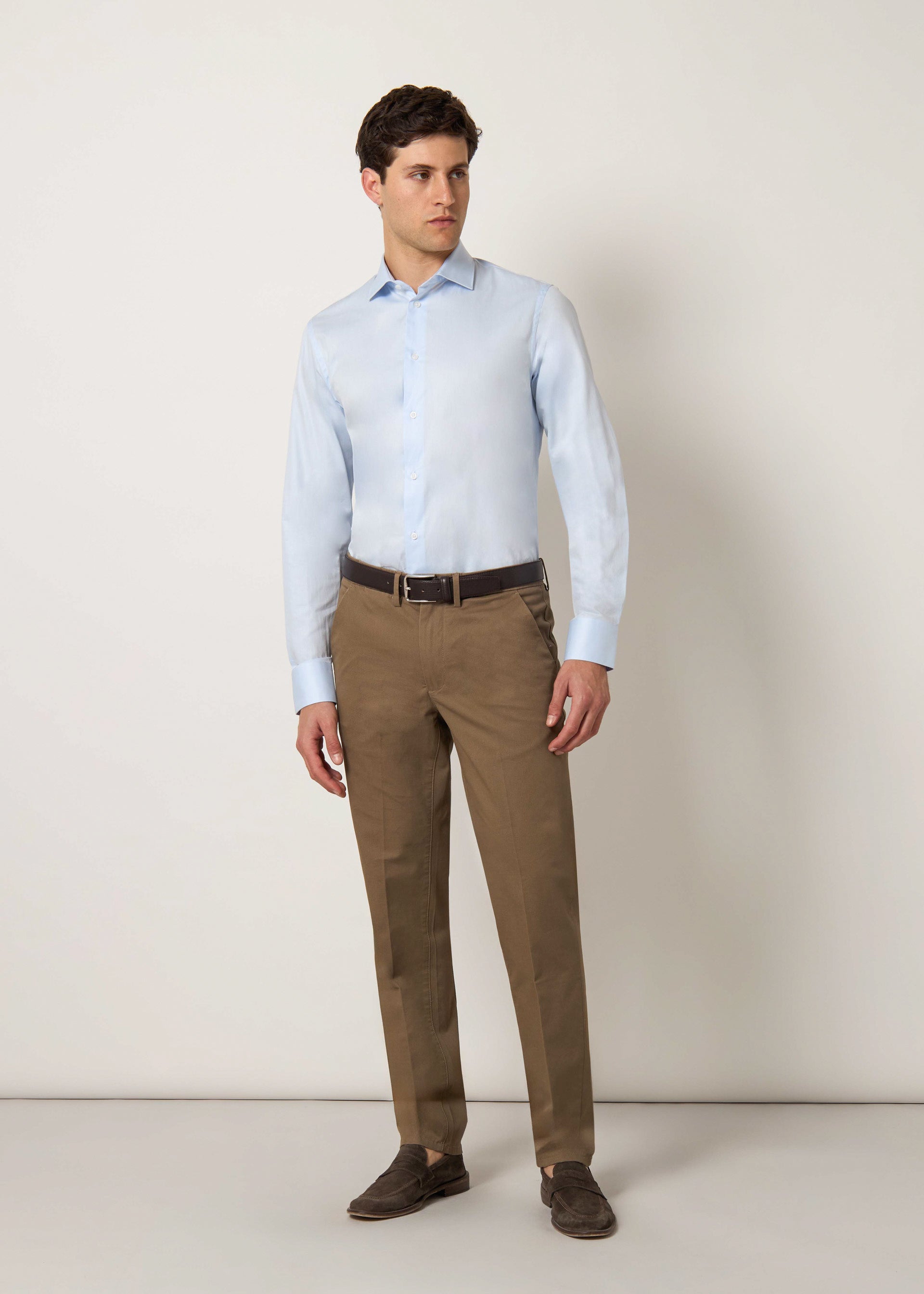 Camicia slim fit unita