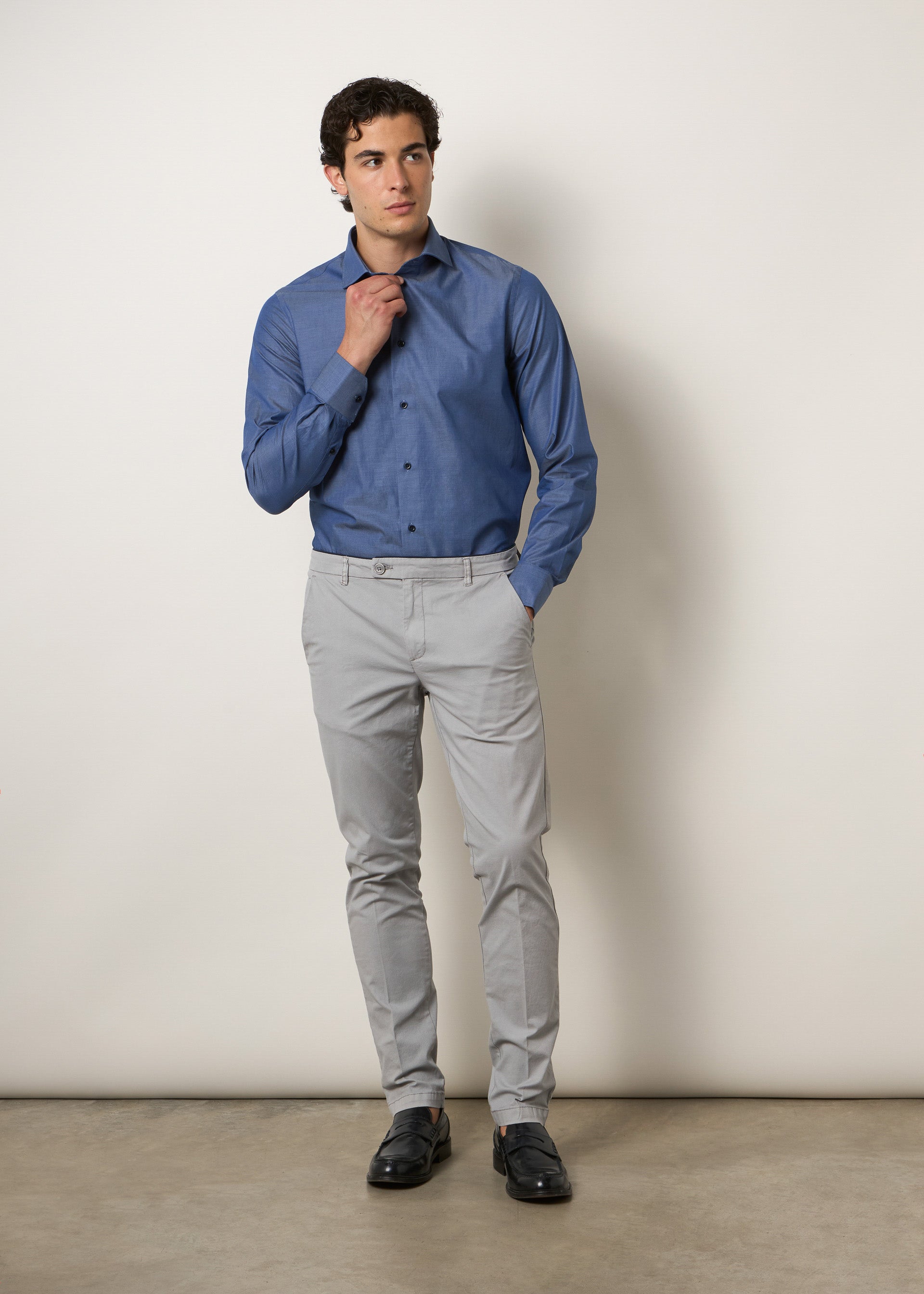 Camicia slim fit unita