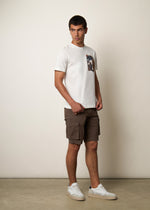 T-shirt stampata in cotone
