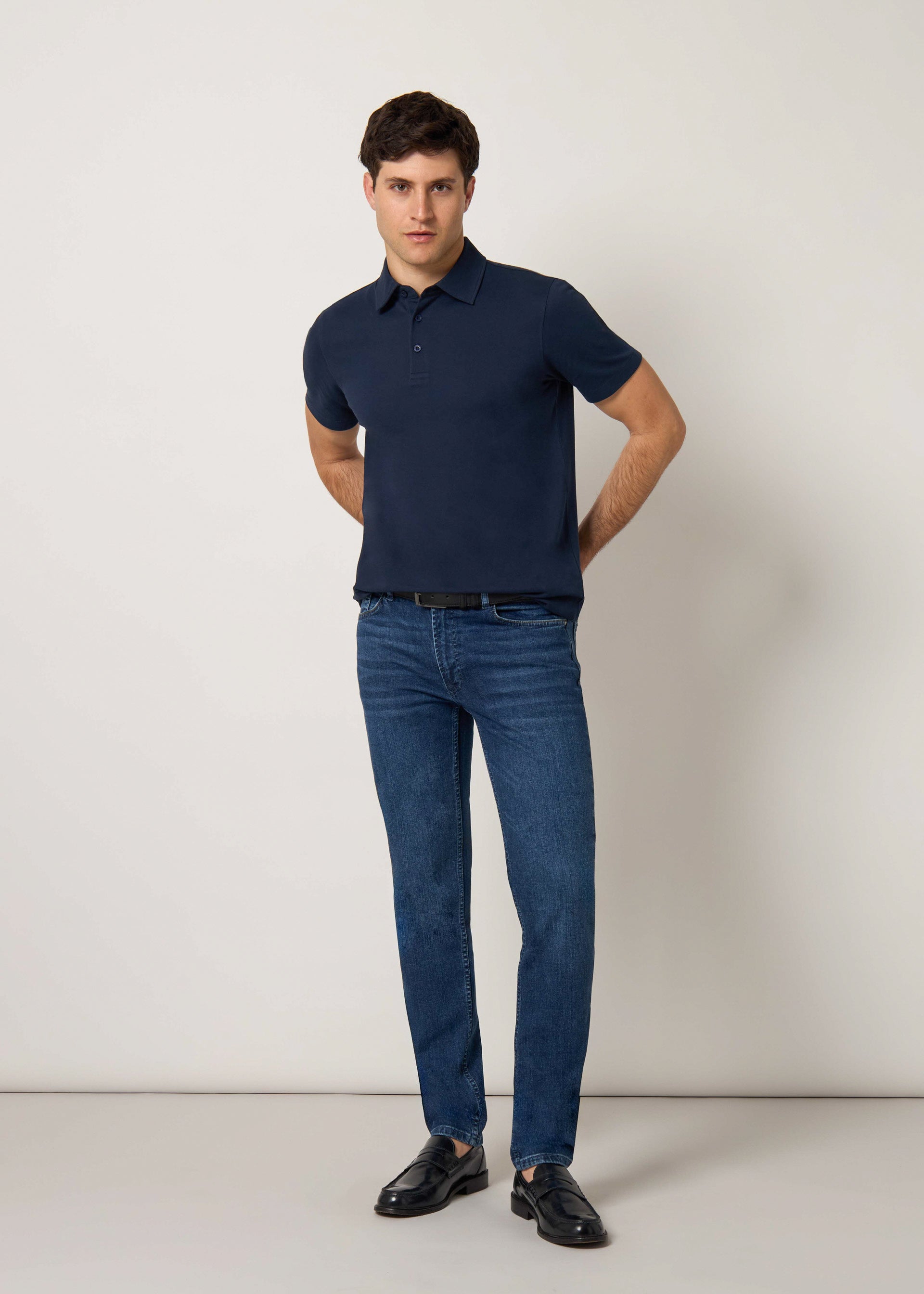 Jeans slim effetto lavato