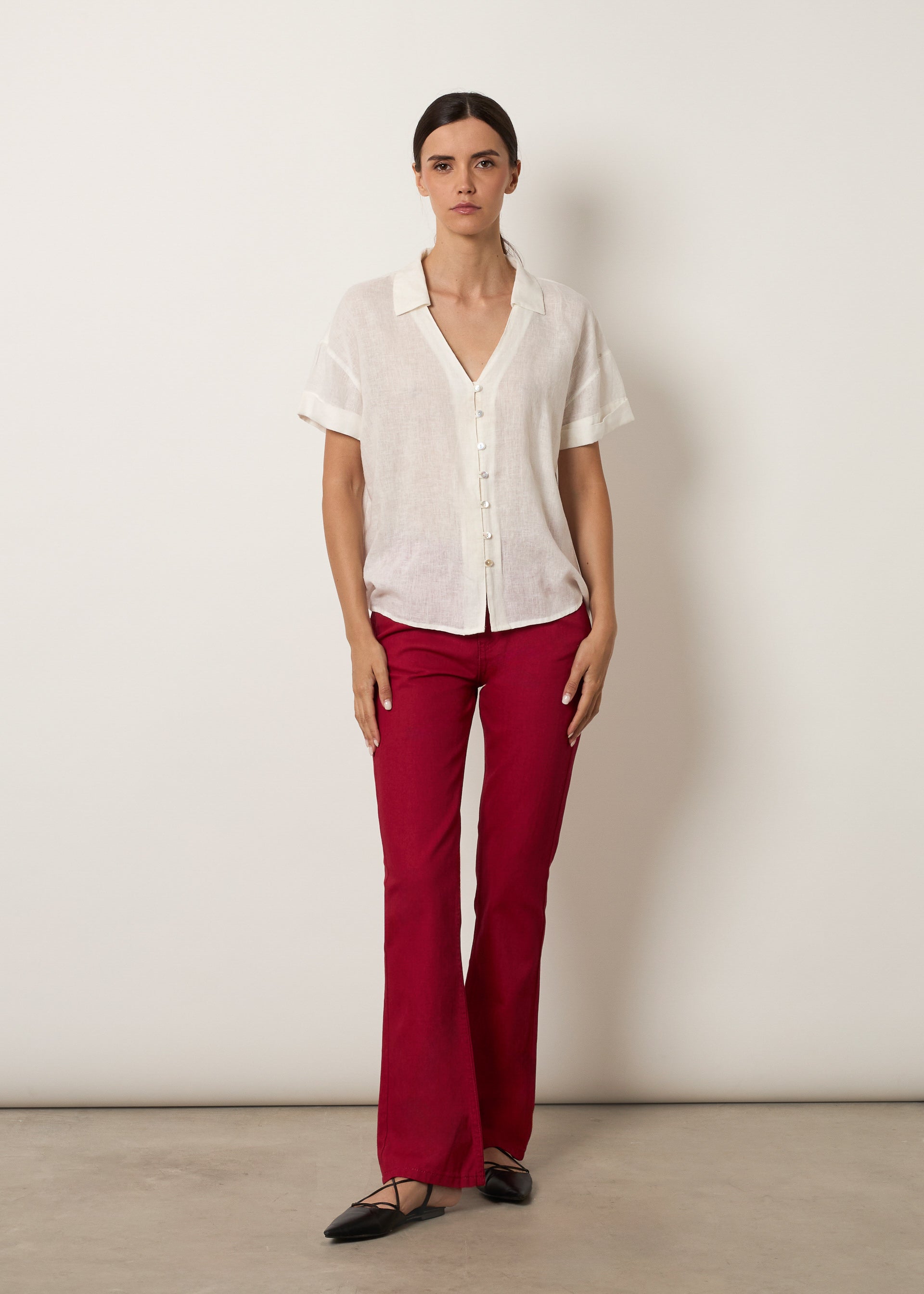 Jeans flare colored