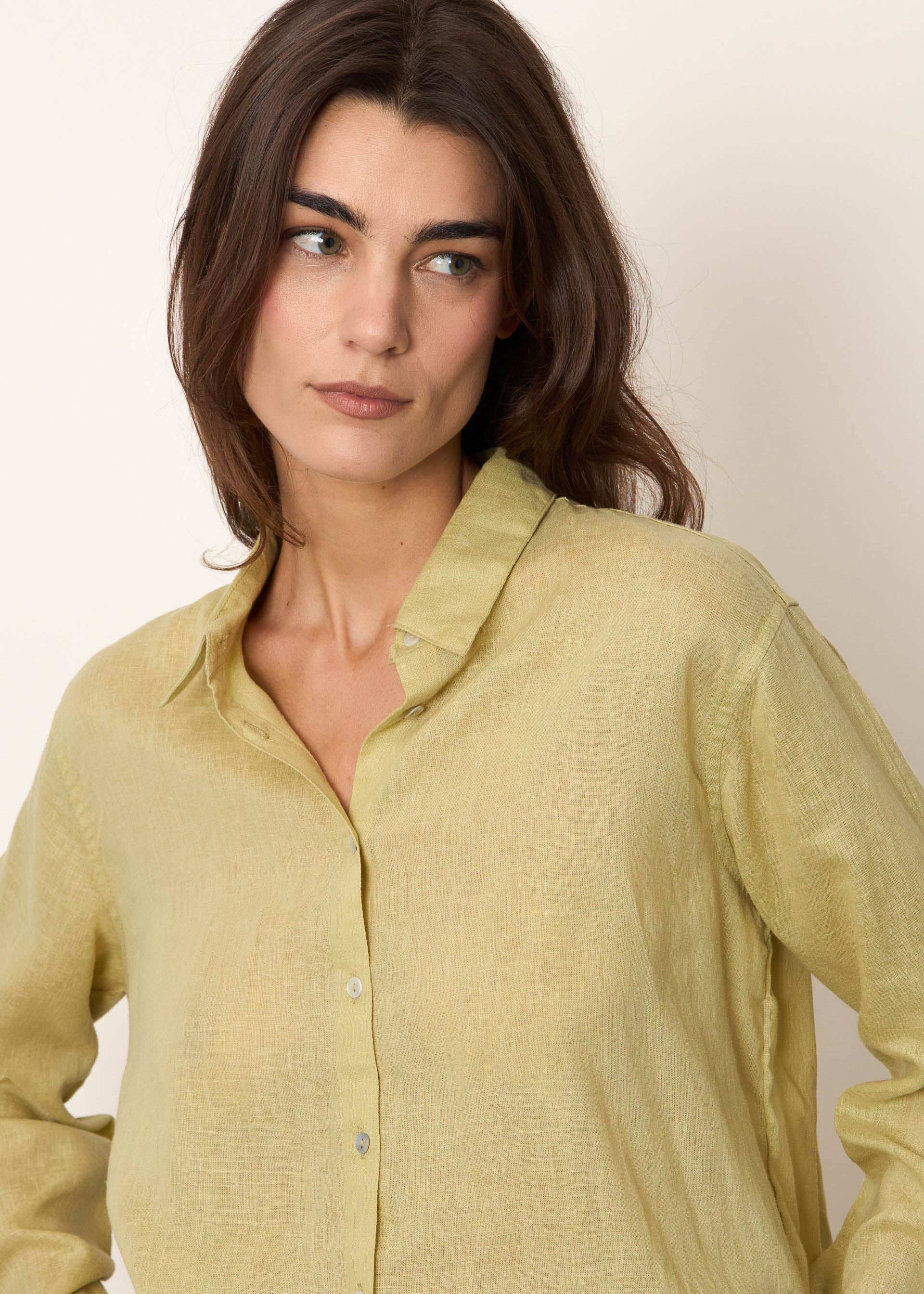 Camicia in misto lino