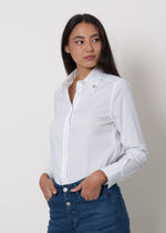 Camicia in cotone con applicazioni