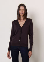 Cardigan scollo a V