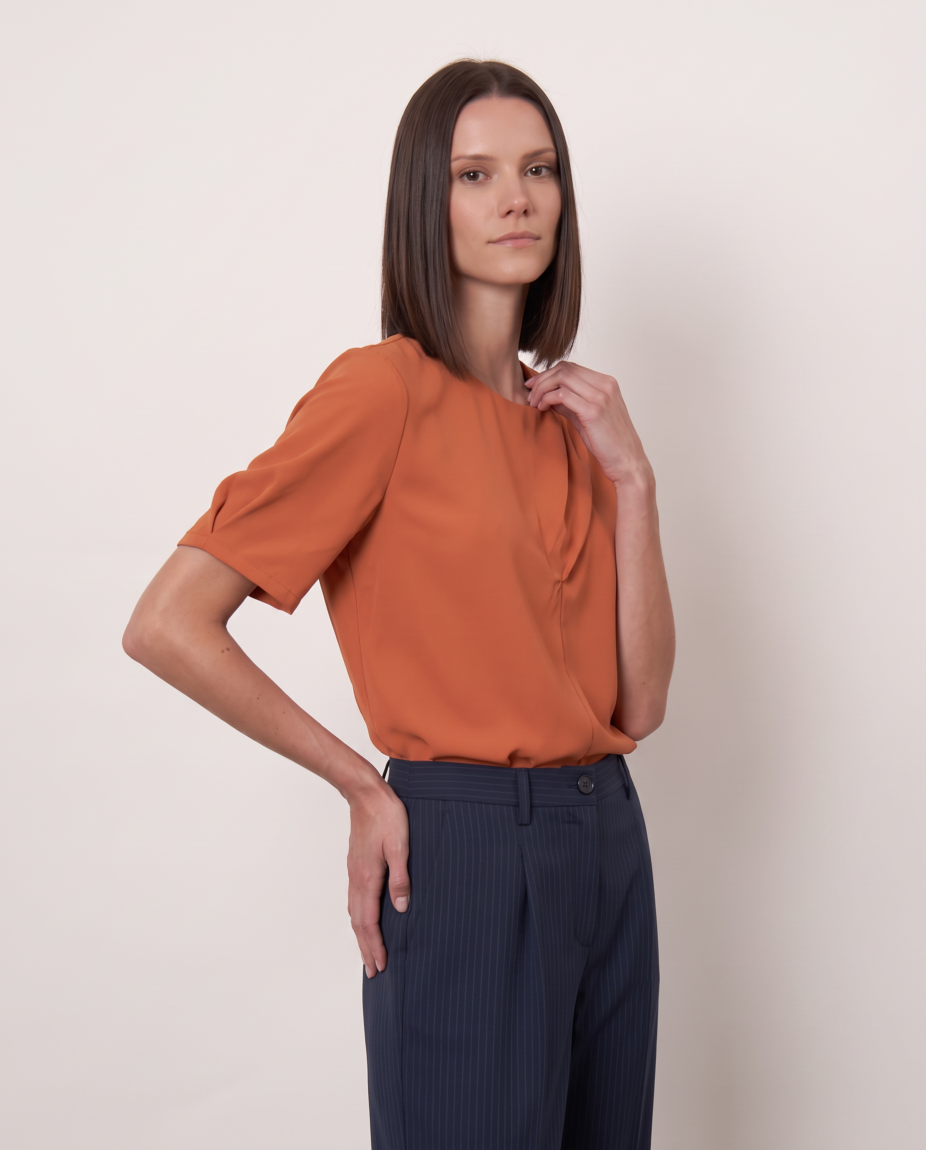 Blusa girocollo