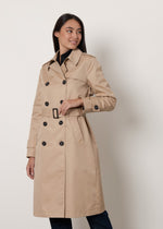 Trench classico con cintura